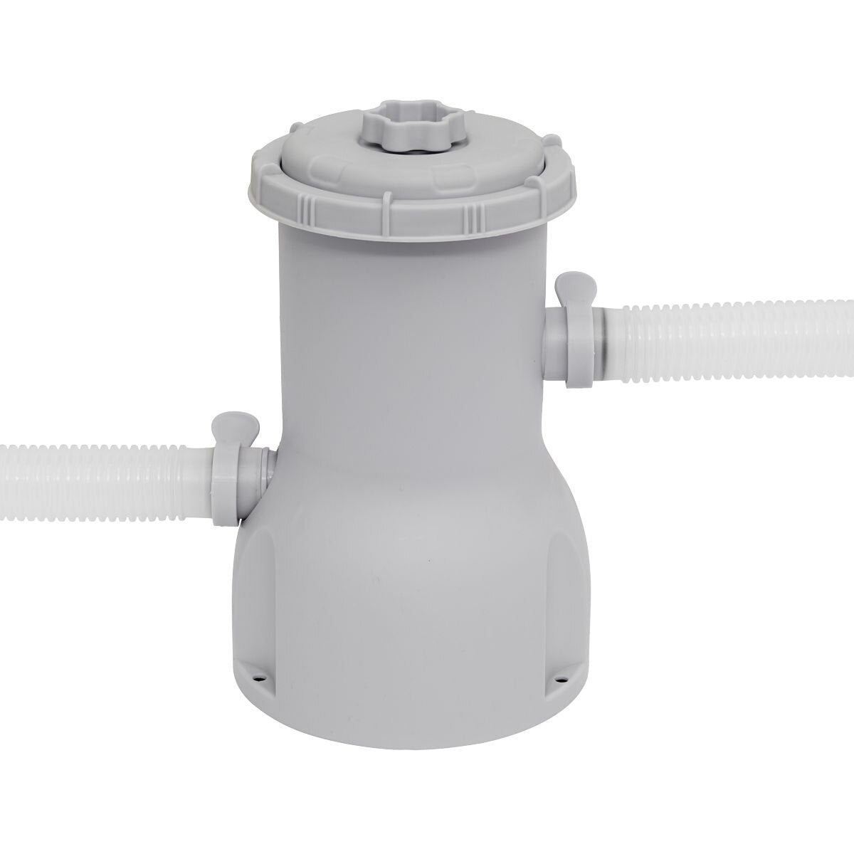 Dellonda Paddling/Swimming Pool & Pump 15ft - Gray Rattan Effect - Image 4