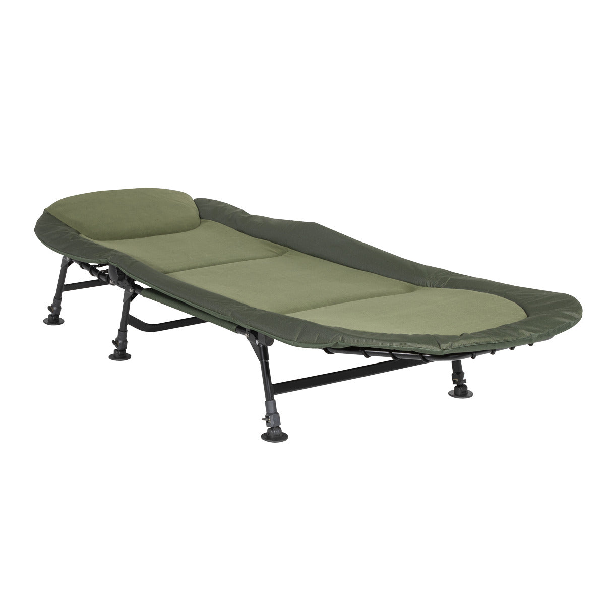 Dellonda Adjustable Bedchair with Fleece Mattress & Pillow DL77