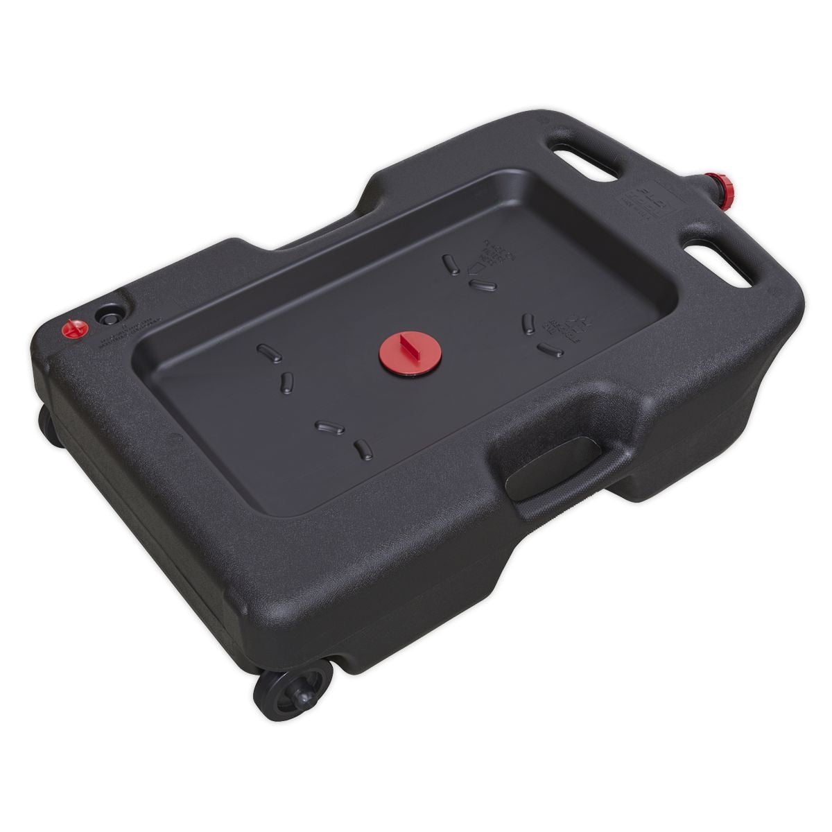 Sealey Oil/Fluid Drain & Recycling Container with Wheels 54L - Image 1