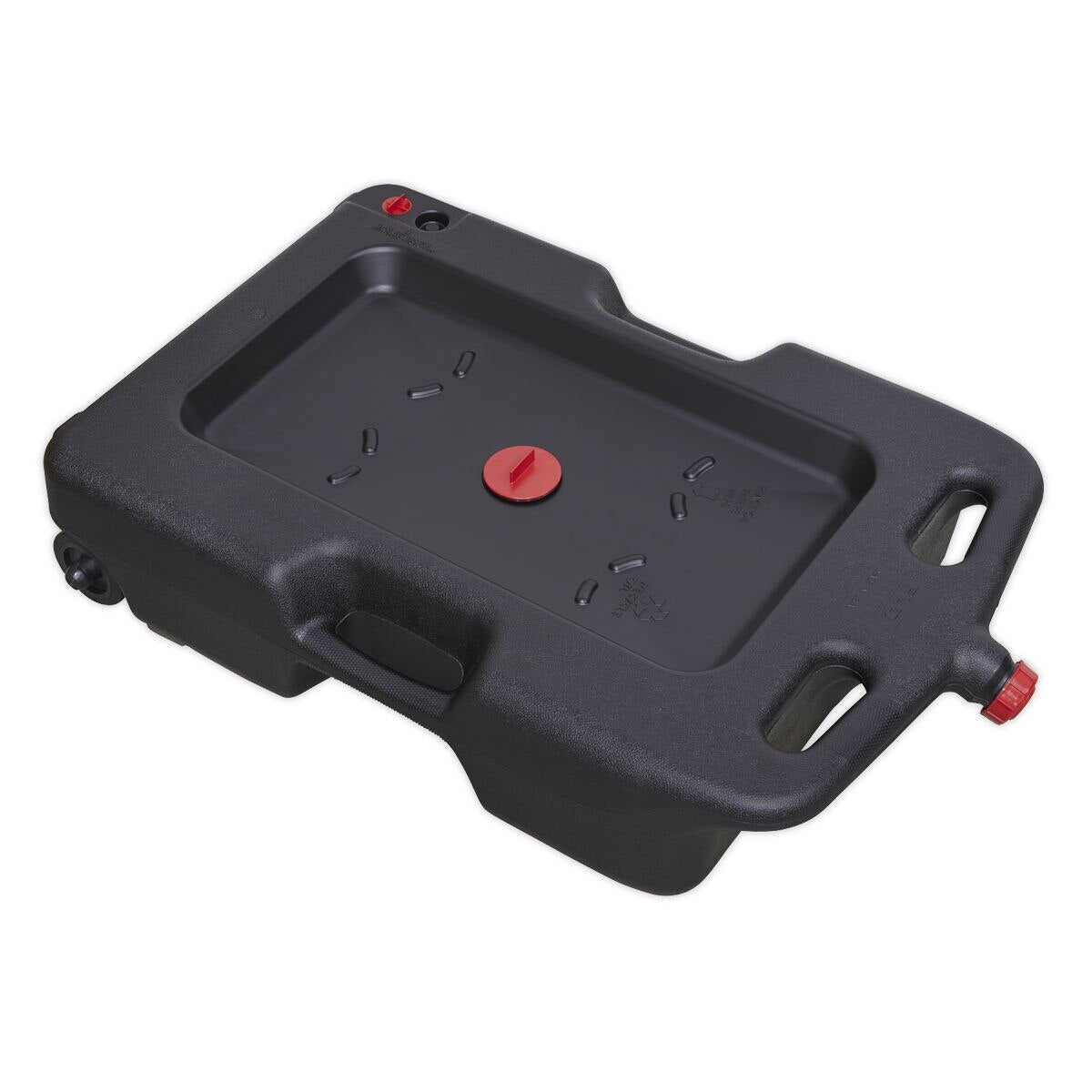Sealey Oil/Fluid Drain & Recycling Container with Wheels 54L - Image 2