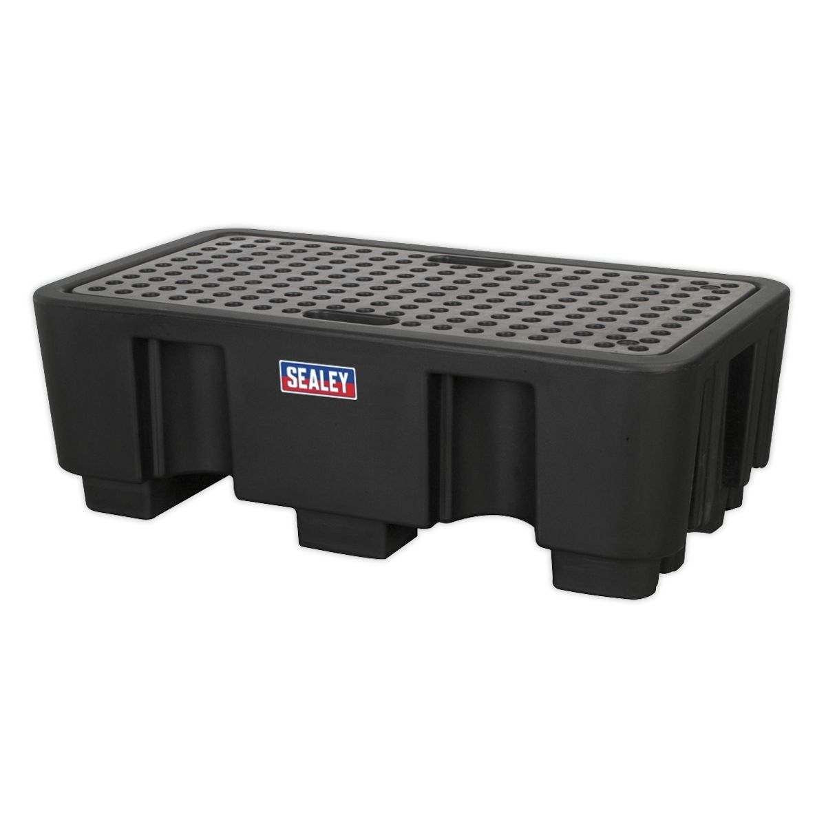 Sealey 2 Drum Polyethylene Barrel Bund 1300 x 750 x 440mm - Image 1