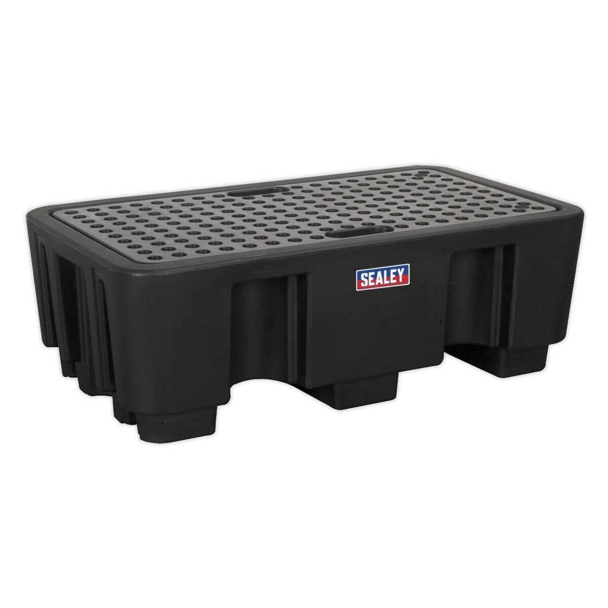 Sealey 2 Drum Polyethylene Barrel Bund 1300 x 750 x 440mm - Image 2