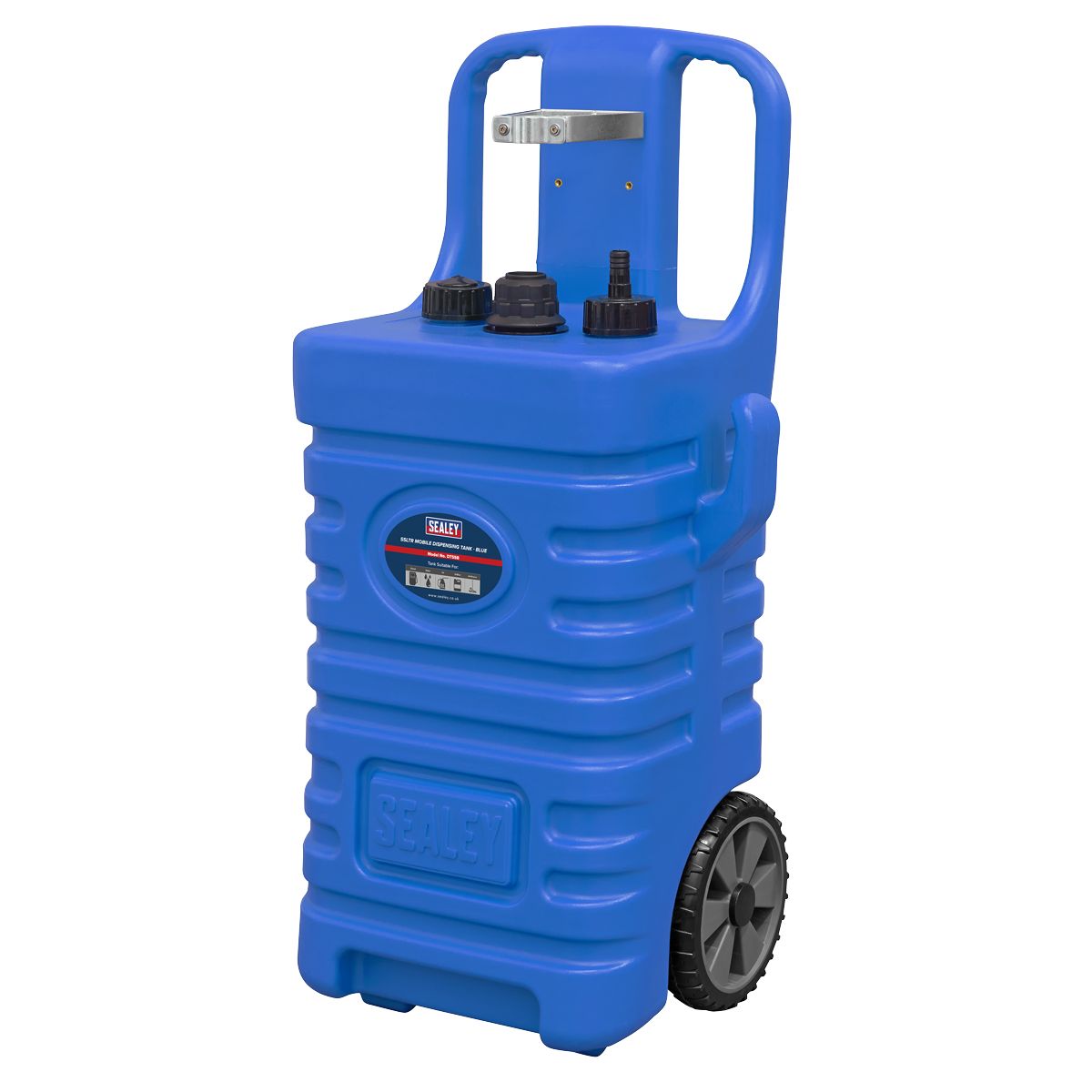 Sealey Mobile Dispensing Tank 55L - Blue - Image 2