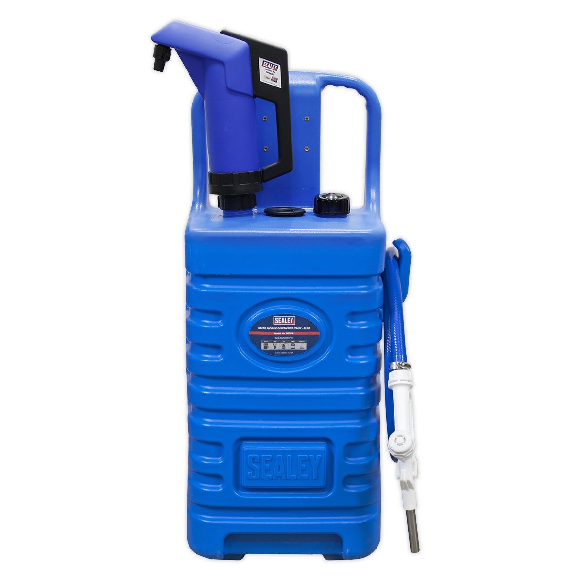 Sealey Mobile Dispensing Tank with AdBlue Pump 55L - Blue - Image 3