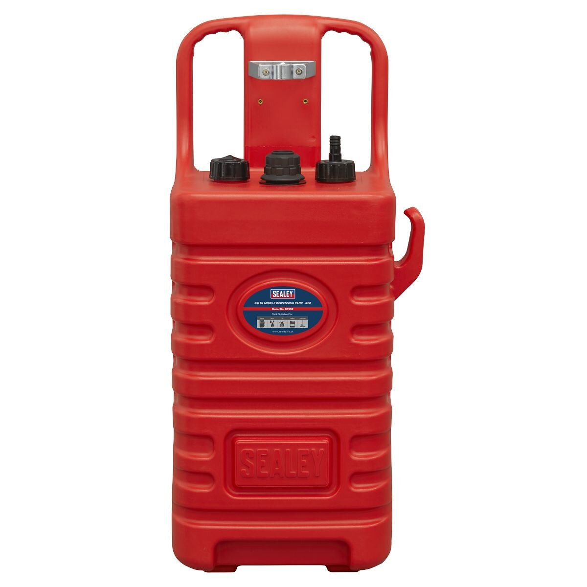 Sealey Mobile Dispensing Tank 55L - Red - Image 3