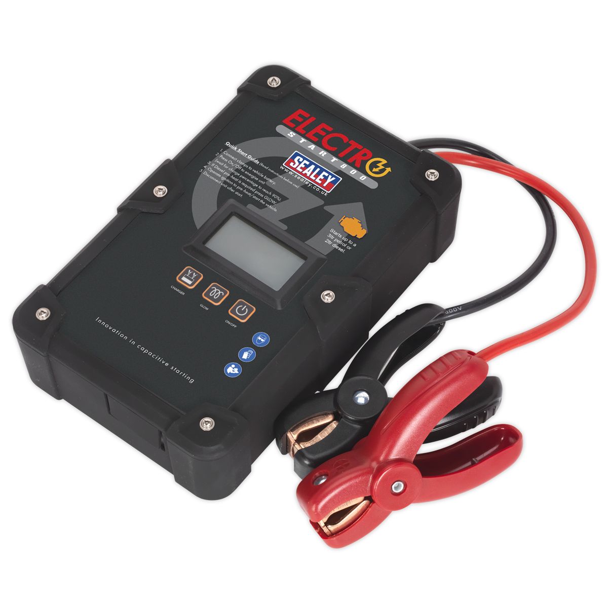 Sealey 12V ElectroStart Batteryless Power Start 800A - Image 2
