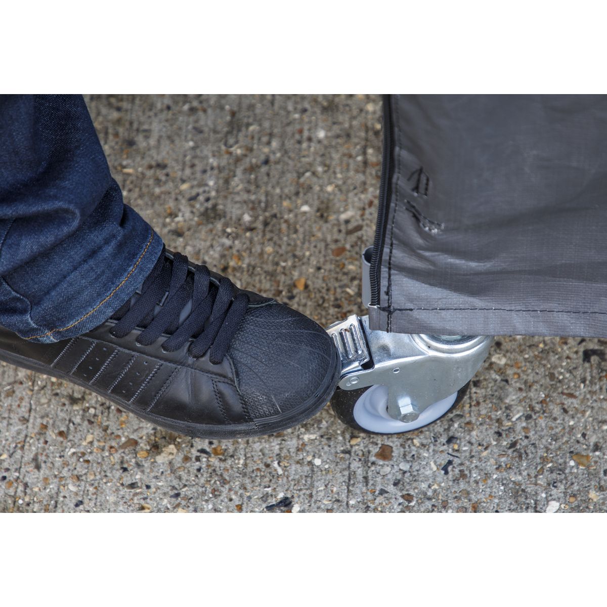 Sealey Extending Steel Garage Extension 2.5 x 4.5 x 2.5m - Image 10