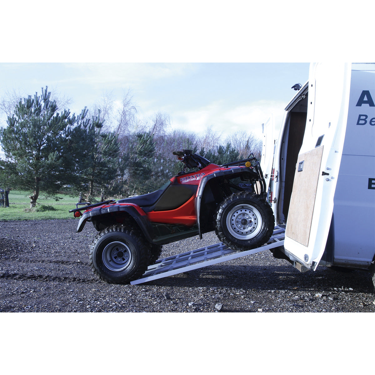 Sealey Motorcycle/Trike/ATV & Mini Tractor Ramp Wide Tri-Fold 680kg Capacity FLR680T