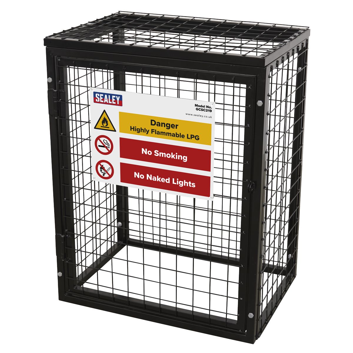 Sealey Gas Cylinder Safety Cage -  2 x 19kg - Image 3