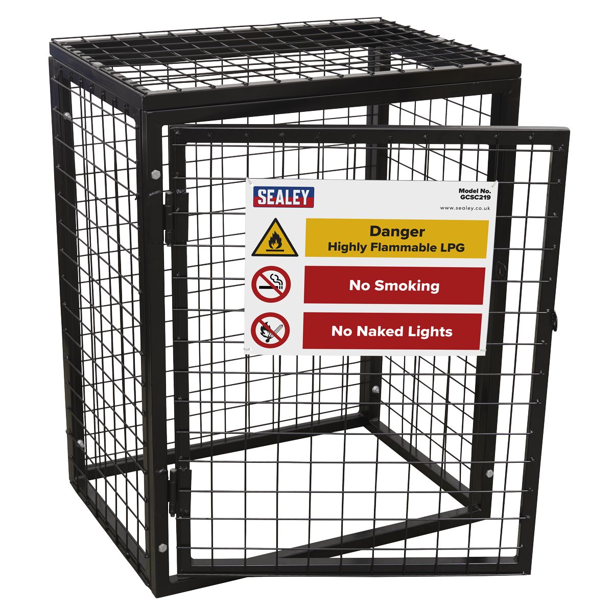 Sealey Gas Cylinder Safety Cage -  2 x 19kg - Image 4