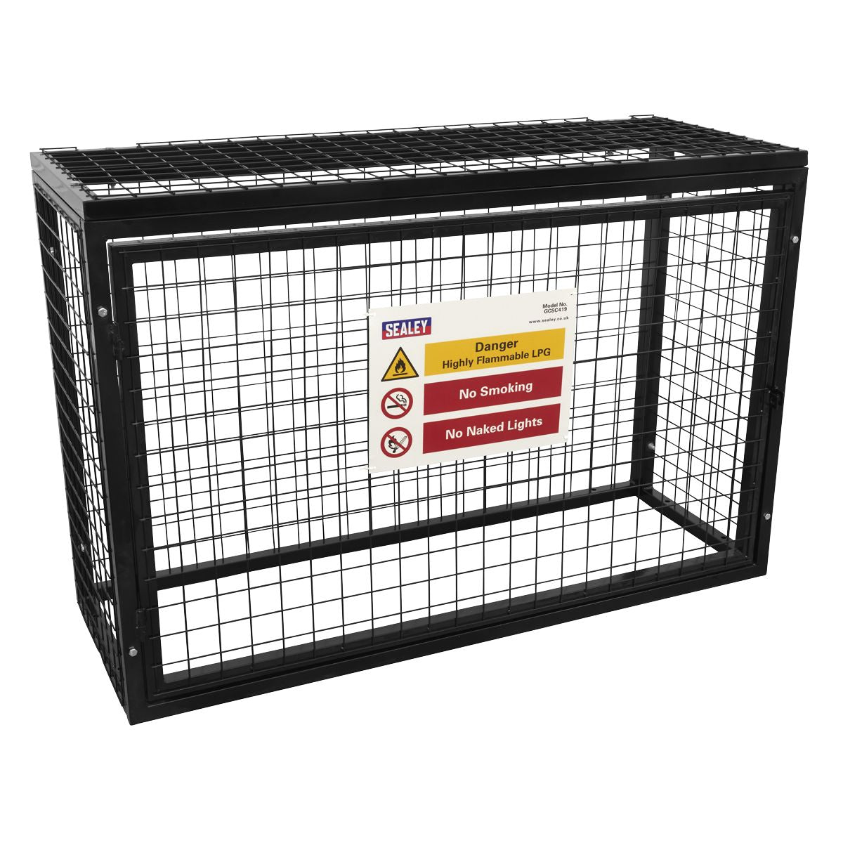 Sealey Gas Cylinder Safety Cage - 4 x 19kg - Image 1