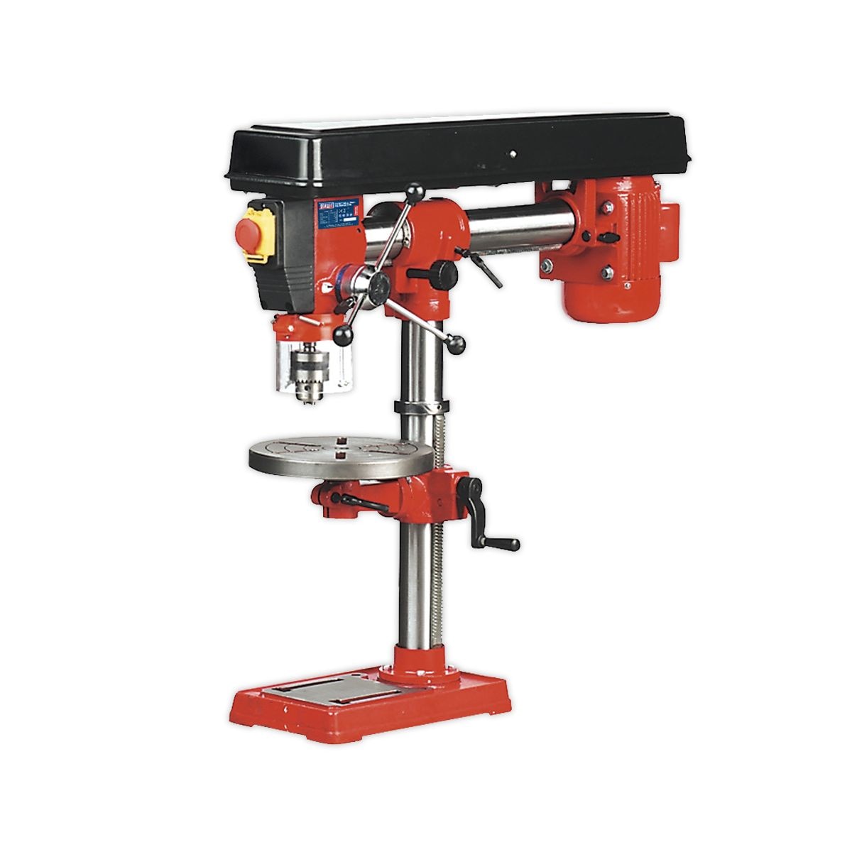 Sealey Bench Mounting Radial Pillar Drill 5-Speed 550W/230V - Image 1