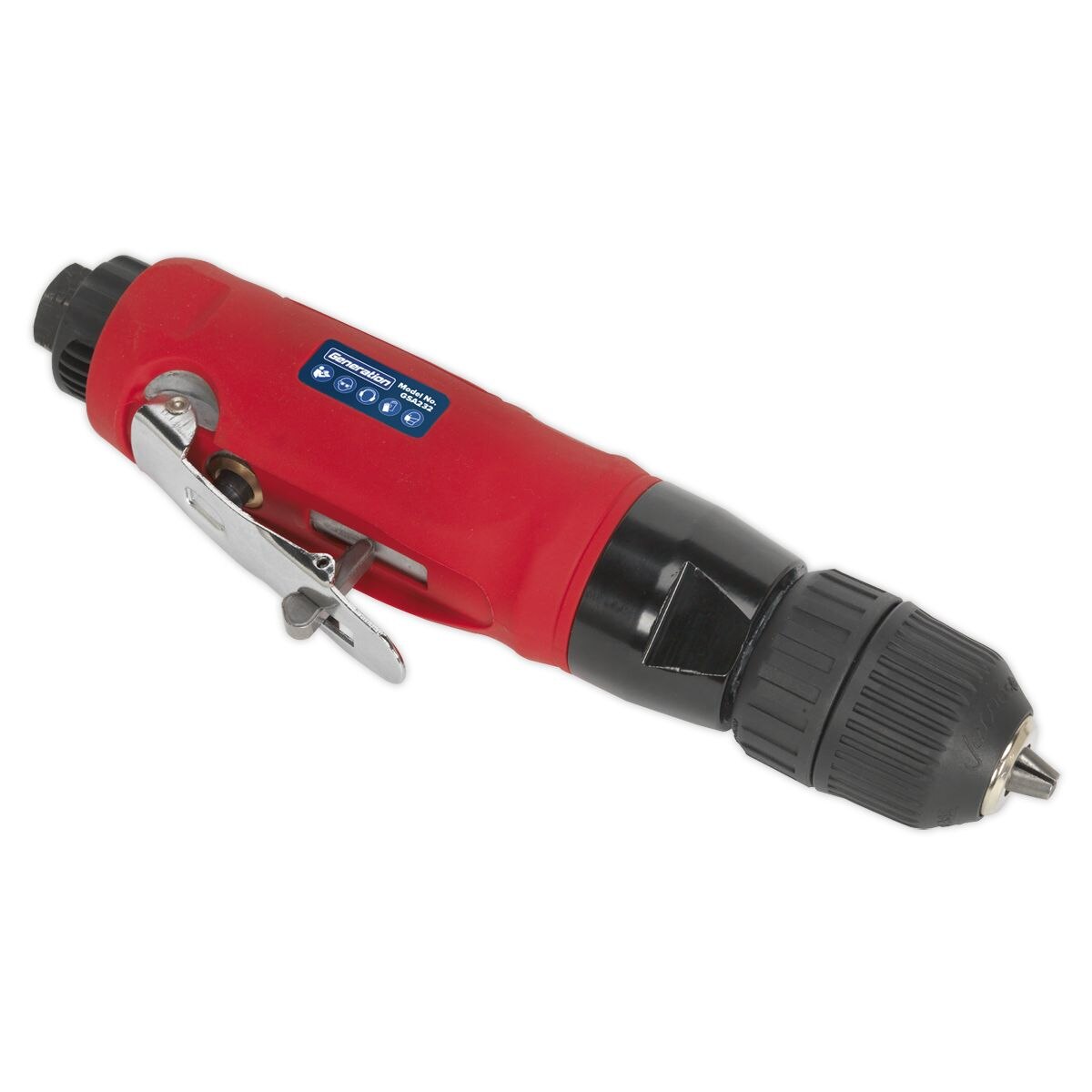 Sealey Generation Straight Air Drill with Keyless Chuck 10mm - Image 4