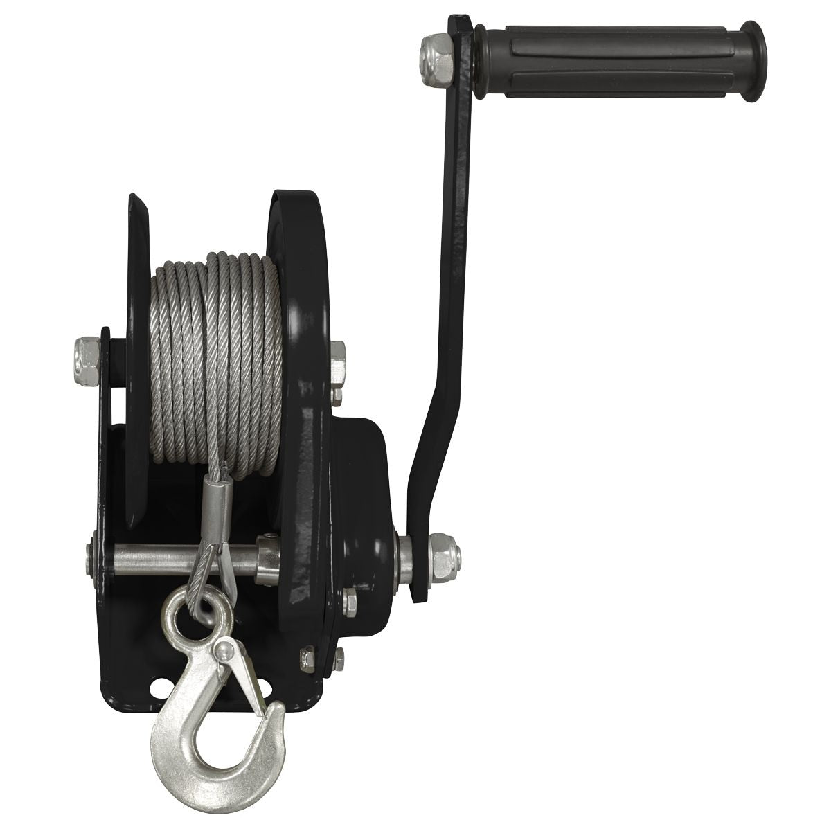 Sealey Geared Hand Winch with Brake & Cable 540kg Capacity - Image 3