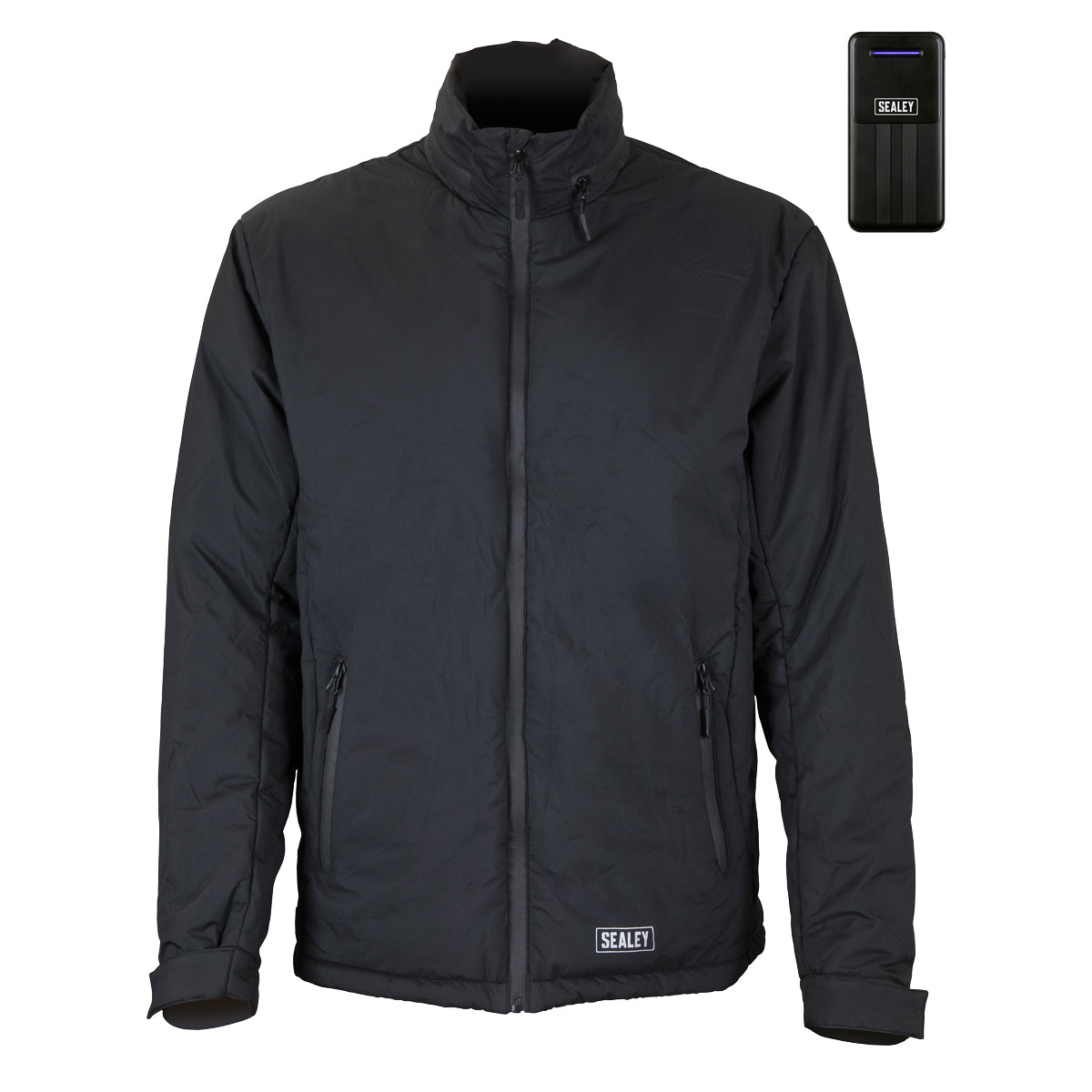 Sealey 5V Heated Rain Jacket with Power Bank 20Ah - Large - HJ07KIT