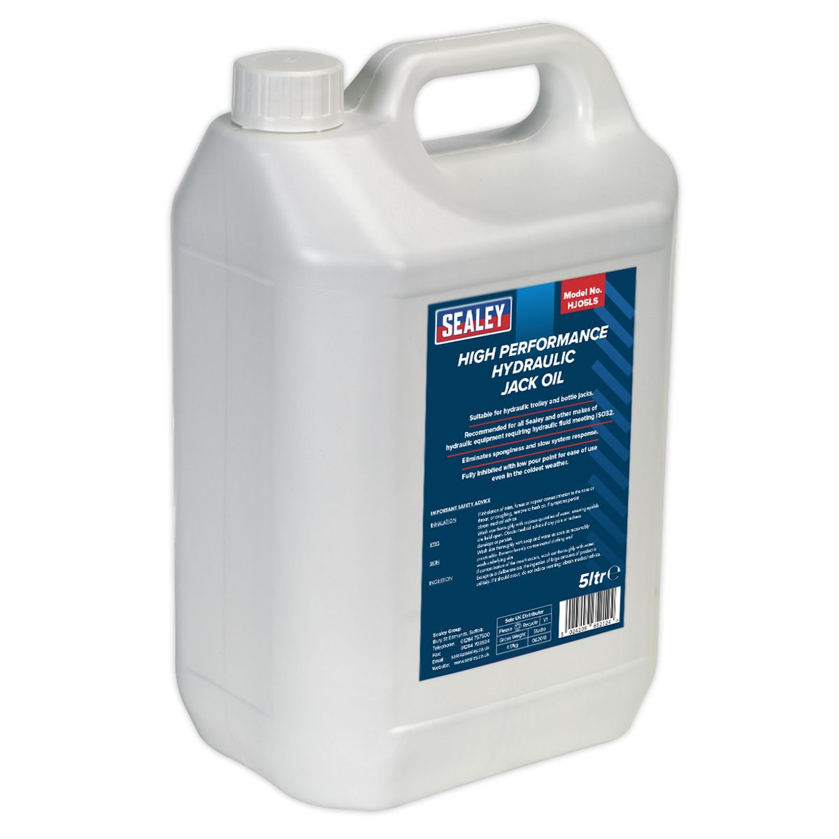 Sealey Hydraulic Jack Oil 5L - Image 1