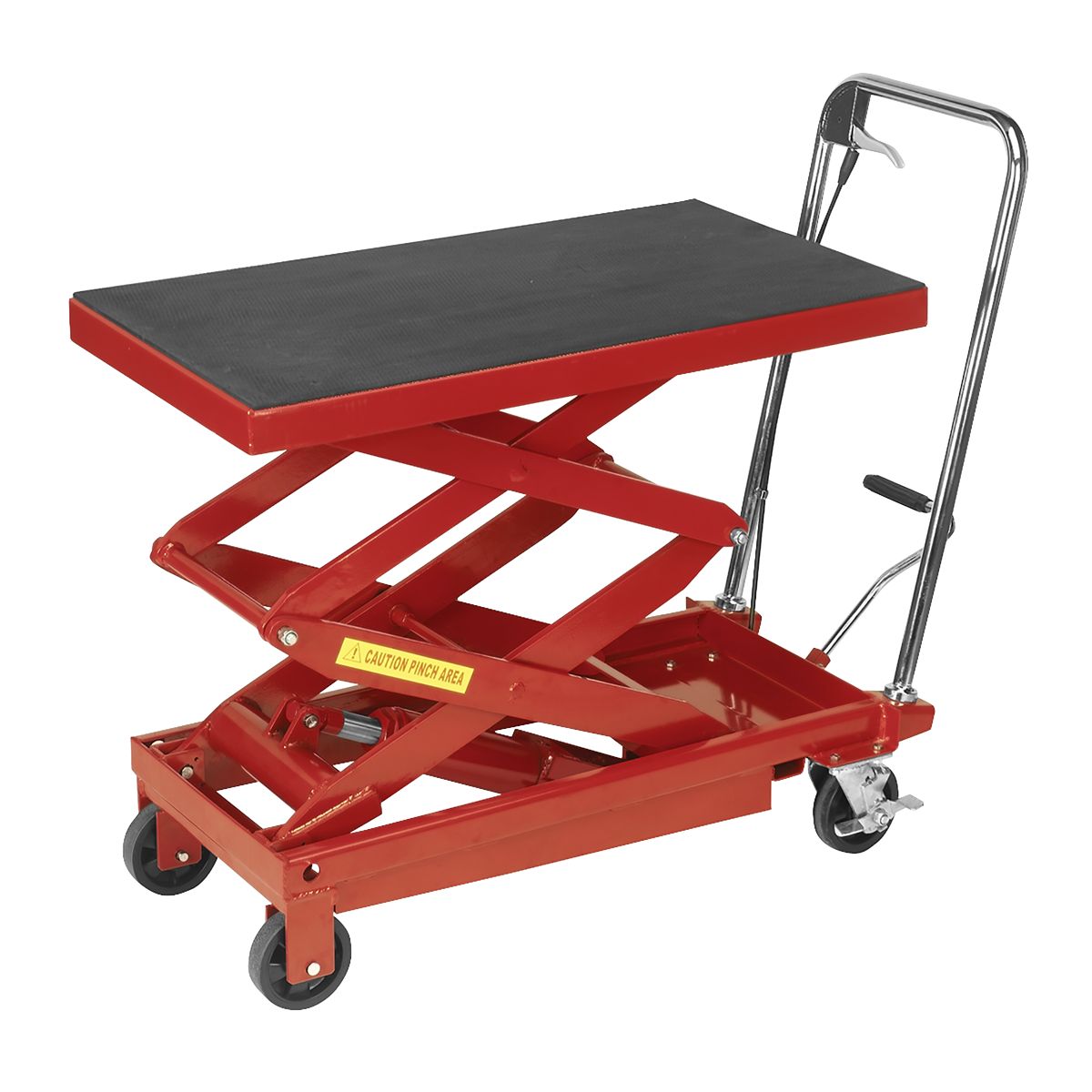 Sealey Hydraulic Scissor Lift Platform Table 300kg Capacity - Image 1