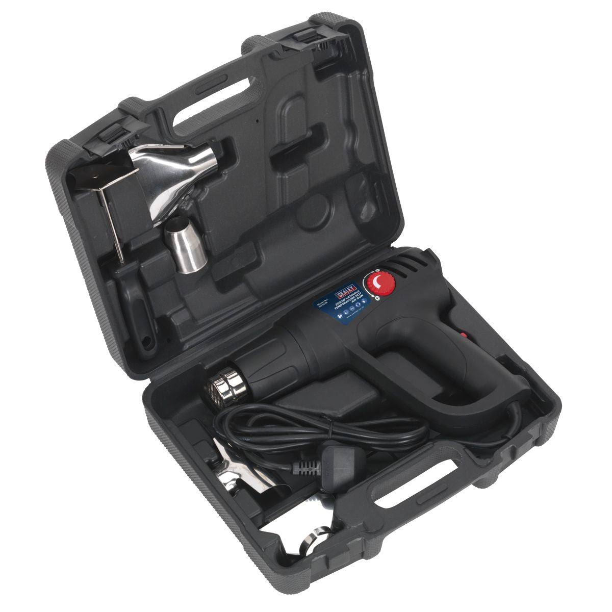 Sealey 2000W Variable Temperature Heat Gun Kit 50-450¬∞C/90-600¬∞C - Image 2