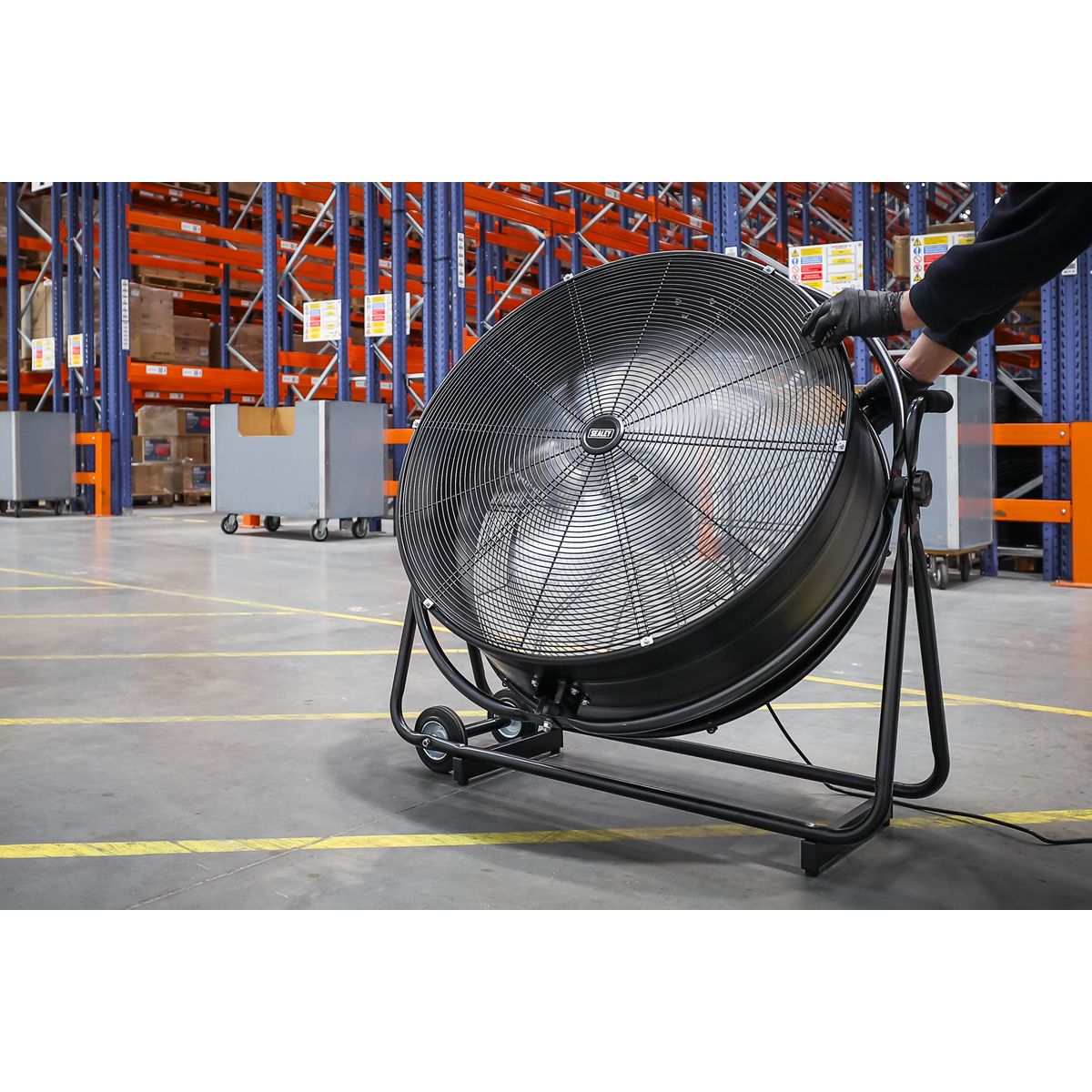 Sealey Industrial High Velocity Orbital Drum Fan 30" 230V - Image 3