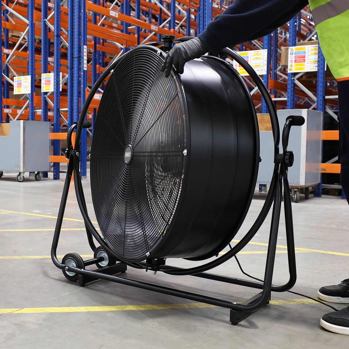 Sealey Industrial High Velocity Orbital Drum Fan 30" 230V - Image 8