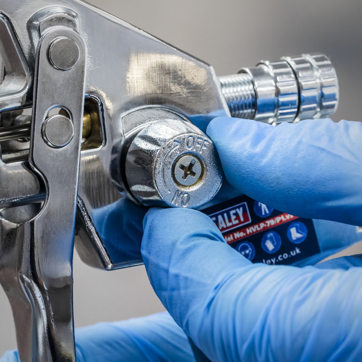 Sealey Spray Gun 1.7mm Set-Up for HVLP-79/P - Image 6