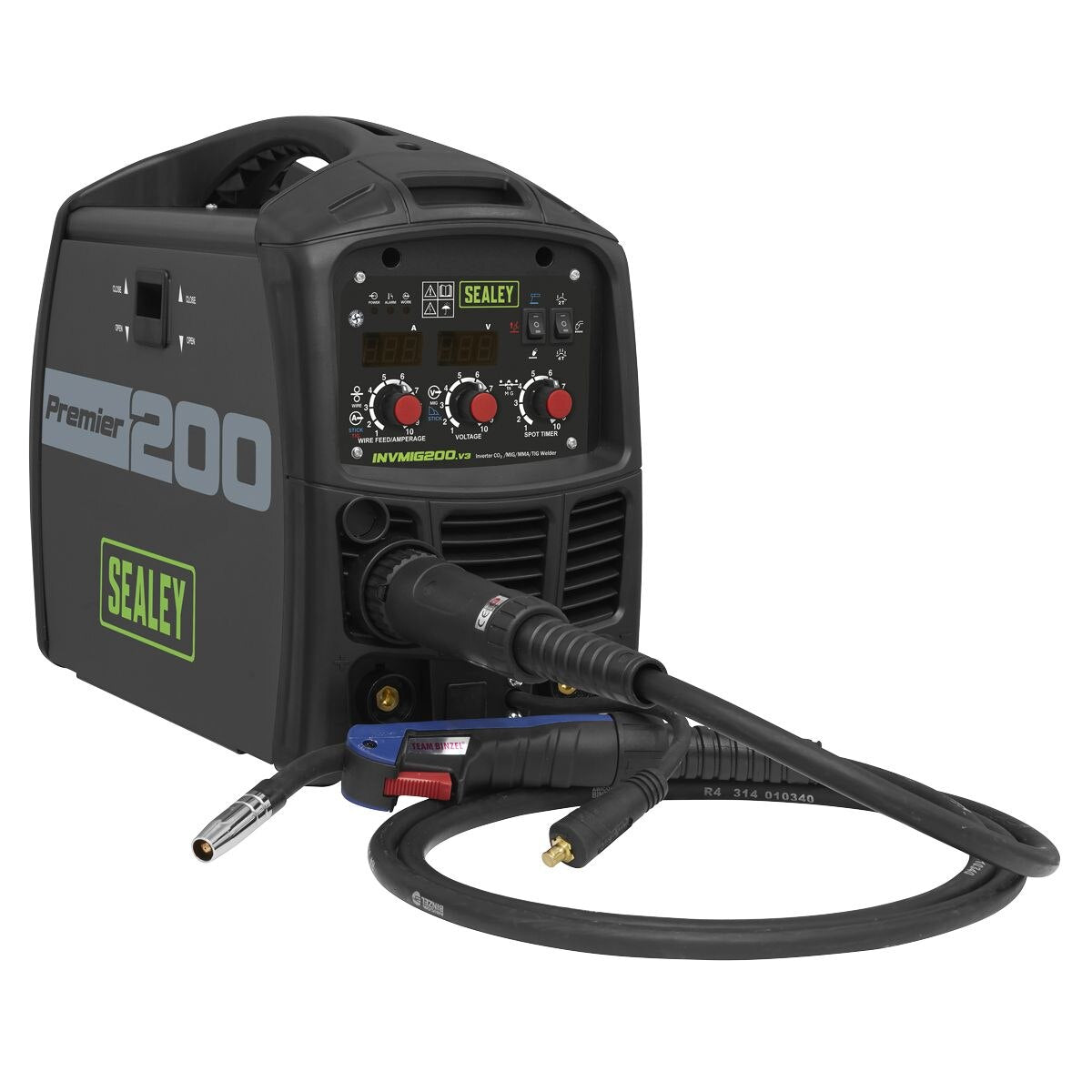 Sealey Premier MIG, TIG & MMA Inverter Welder 200A - Image 2