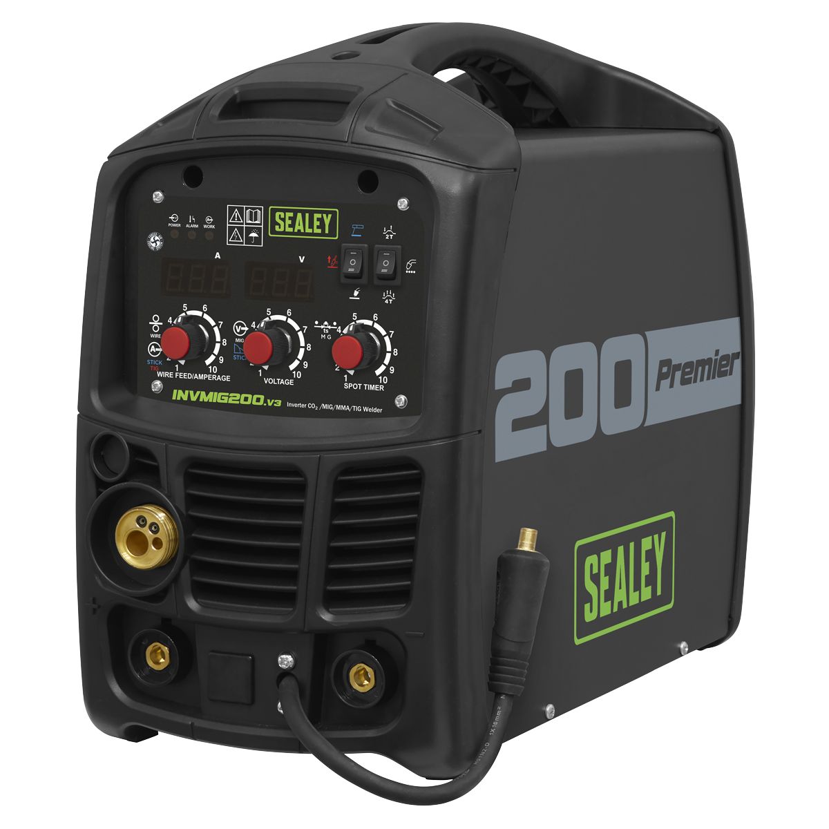Sealey Premier MIG, TIG & MMA Inverter Welder 200A - Image 4
