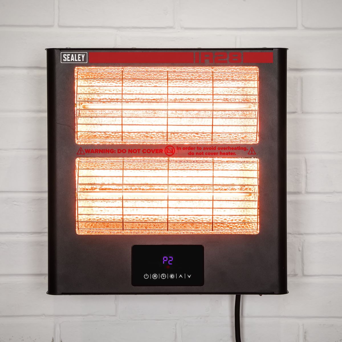 Sealey Wall Mounting Infrared Quartz Heater 2.8kW/230V - Image 9