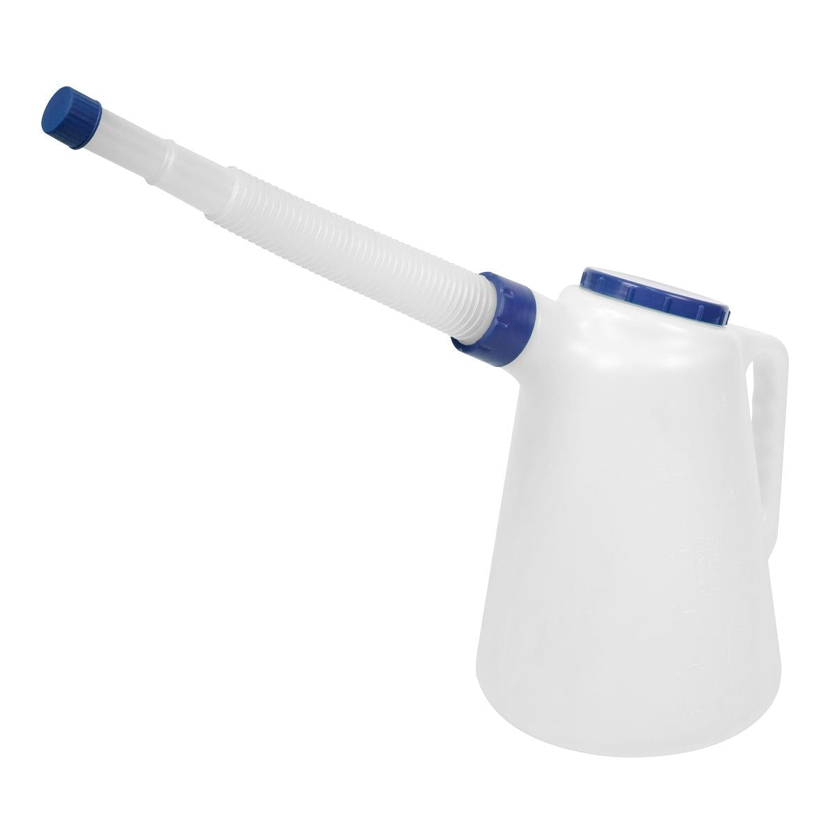 Sealey Oil Containers with Lid & Flexible Spout 5L - Set of 5 - Image 4