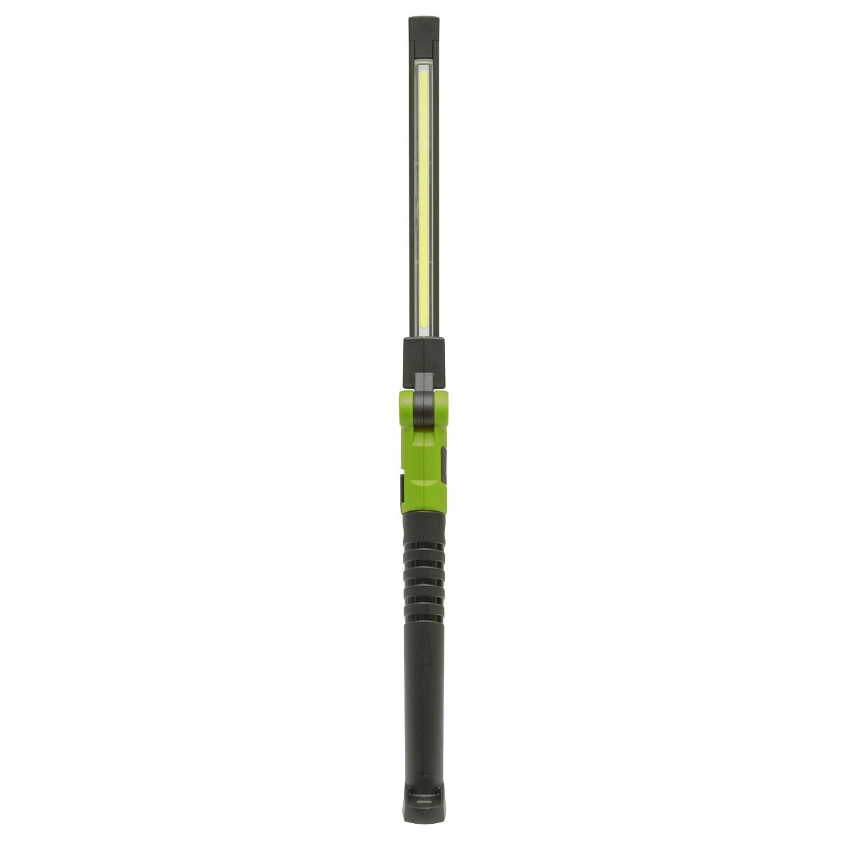 Sealey Rechargeable Slim Folding Pocket Light 2 COB & 1 SMD LED - Green - Image 3