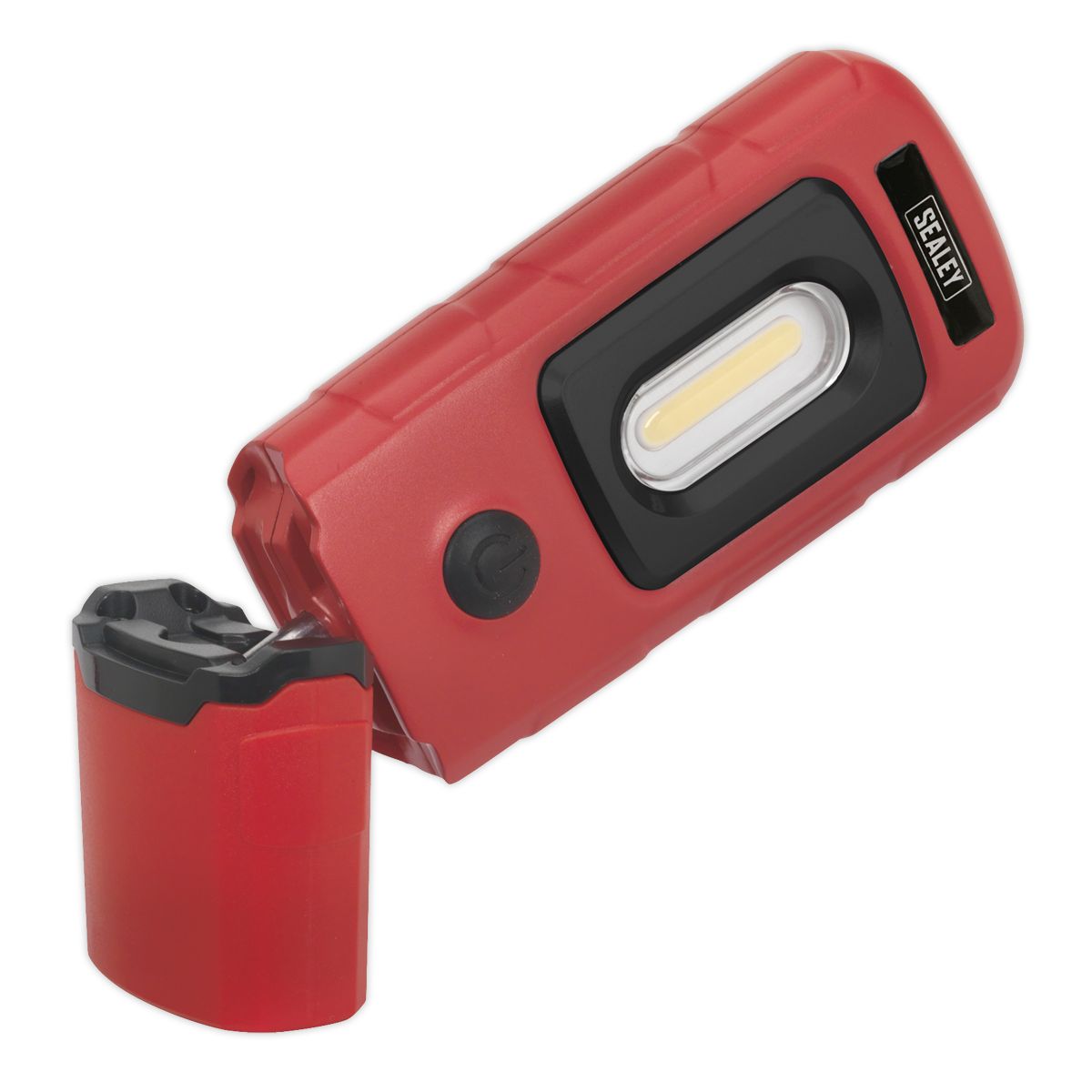 Sealey Rechargeable 360¬∞ Inspection Light 3W COB & 1W SMD LED - Red - Image 4