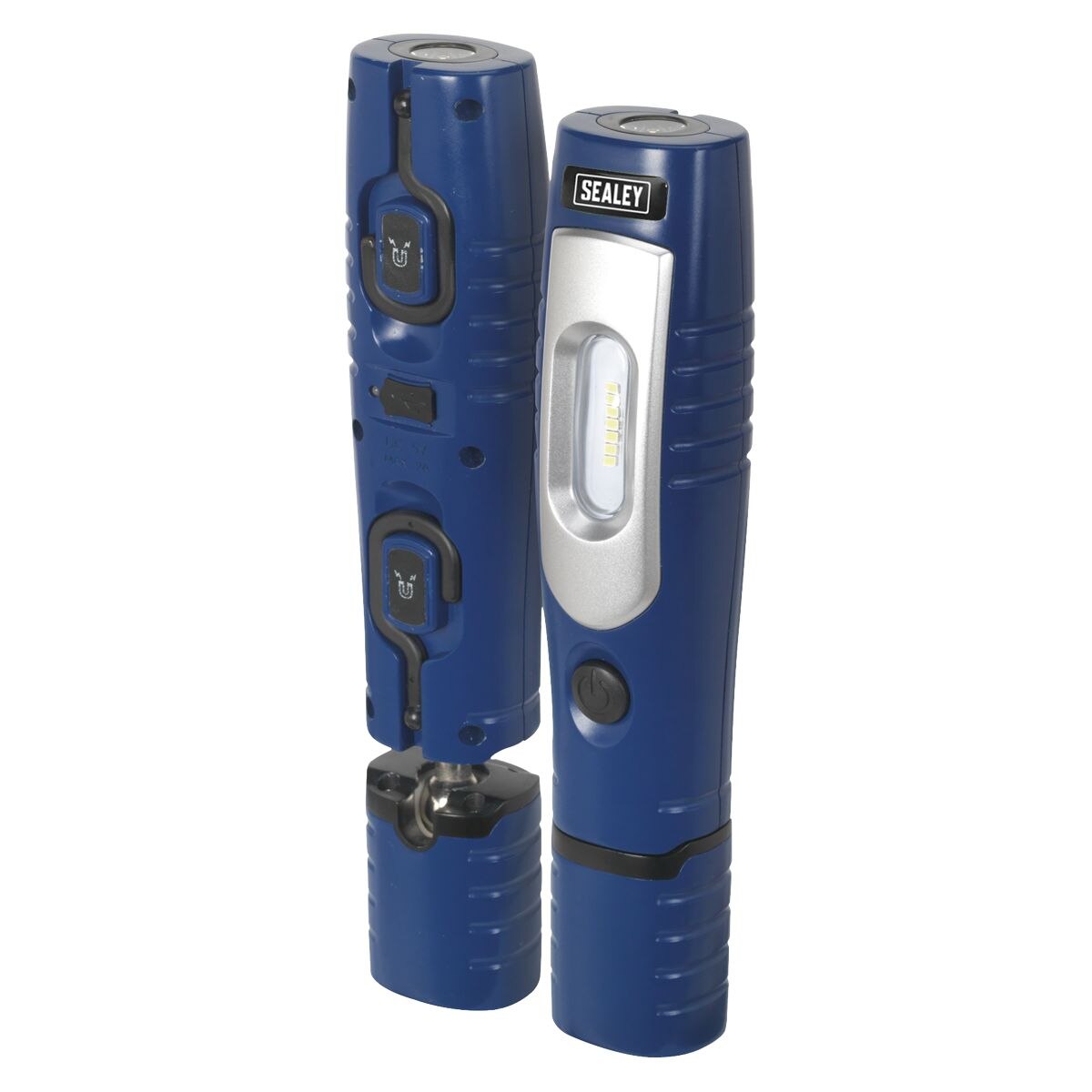 Sealey Rechargeable 360¬∞ Inspection Light 4W & 3W SMD LED - Blue - Image 6