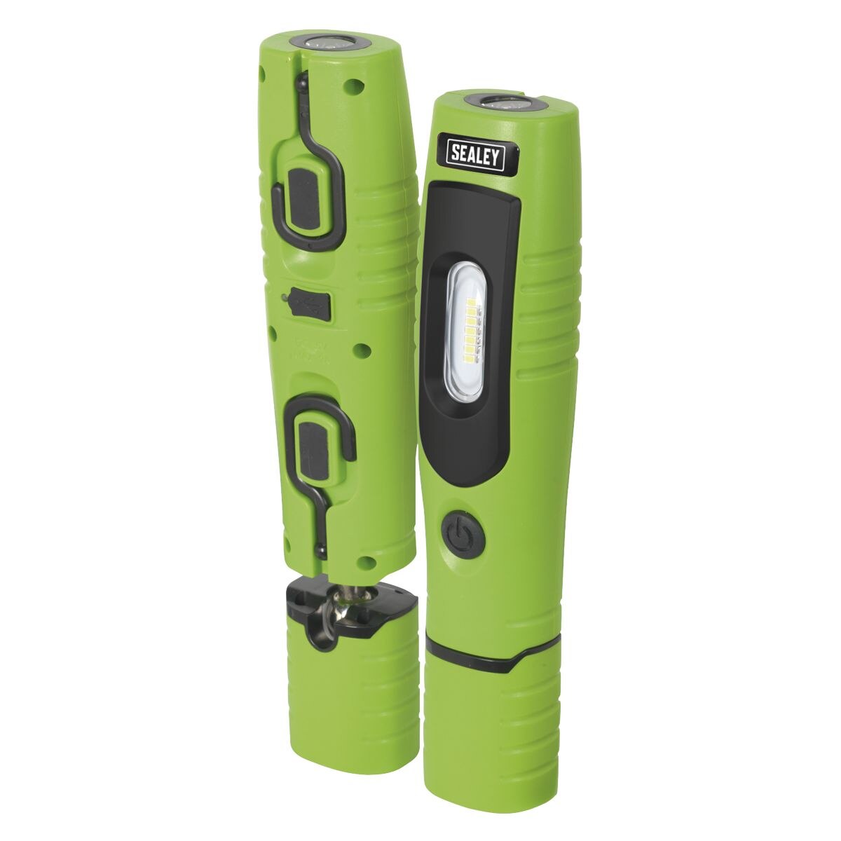 Sealey Rechargeable 360¬∞ Inspection Lamp 4W & 3W SMD LED - Green - Image 10