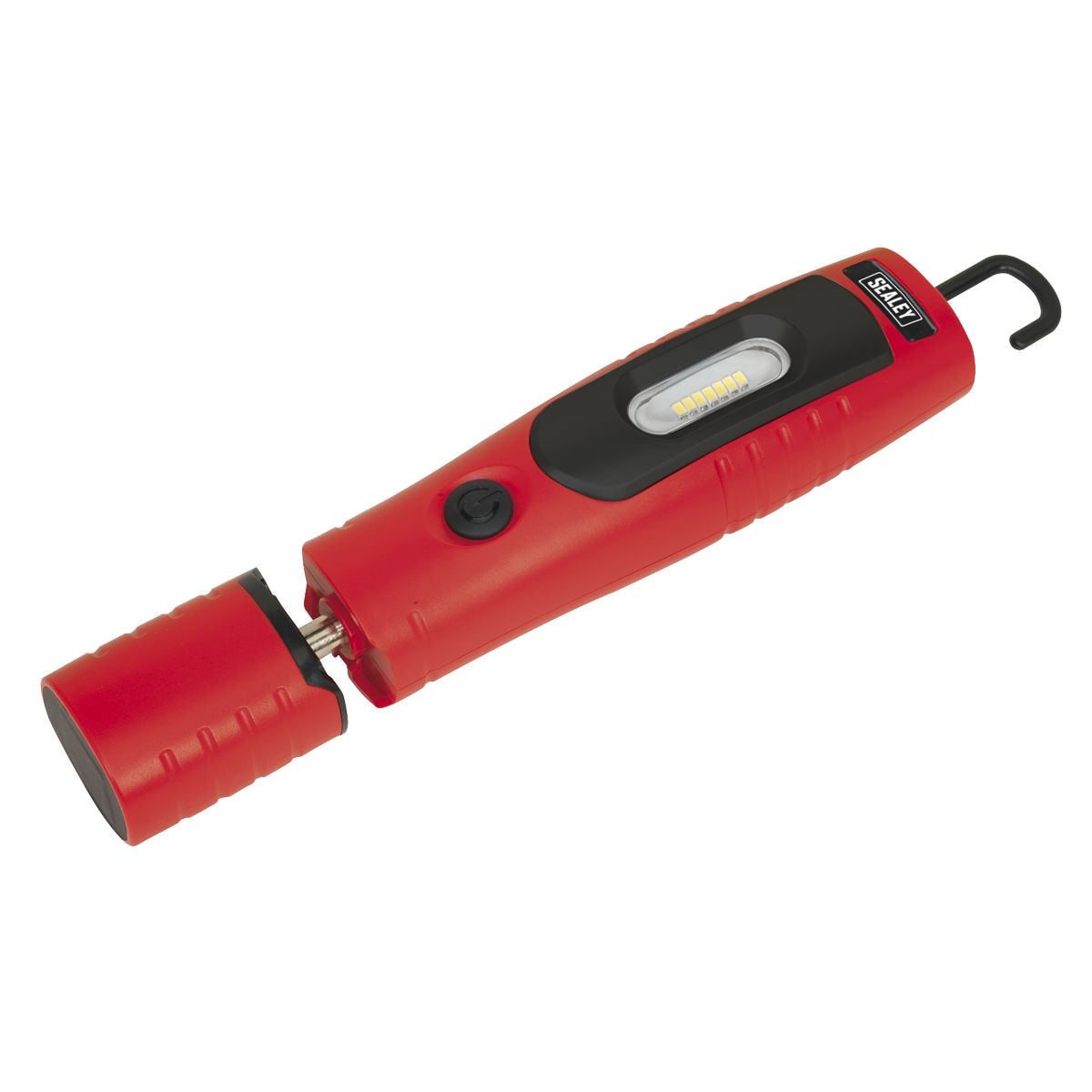 Sealey Rechargeable 360¬∞ Inspection Light 4W & 3W SMD LED - Red - Image 1
