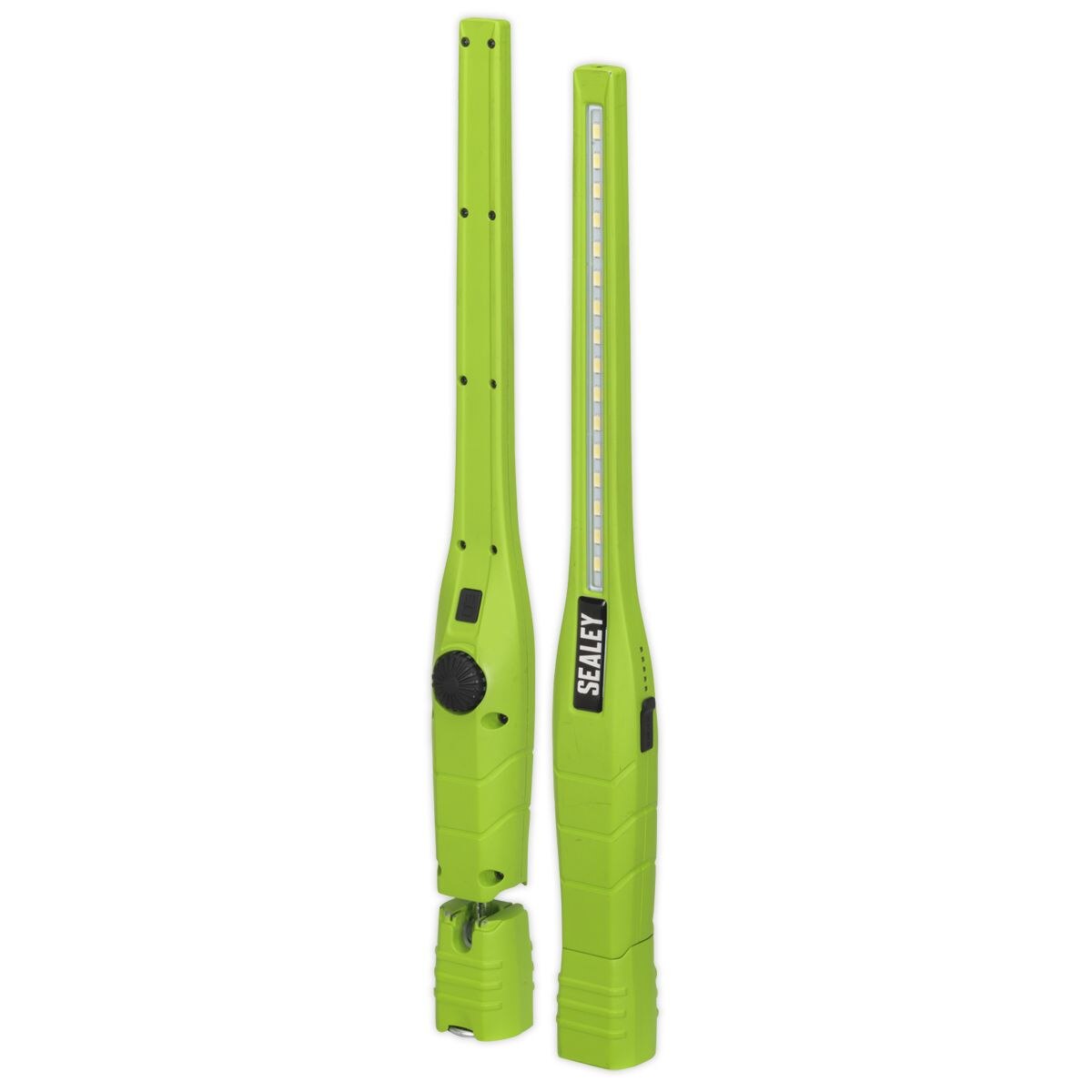 Sealey Rechargeable 360¬∞ Slim Inspection Light 8W & 1W SMD LED - Green - Image 9
