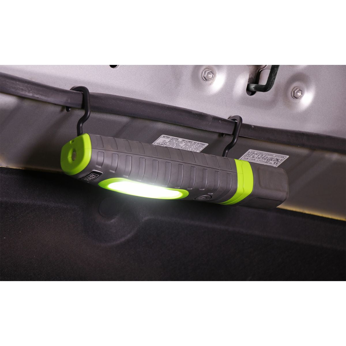 Sealey Rechargeable 360¬∞ Inspection Lamp 15W & 3W SMD LED - Green - Image 3