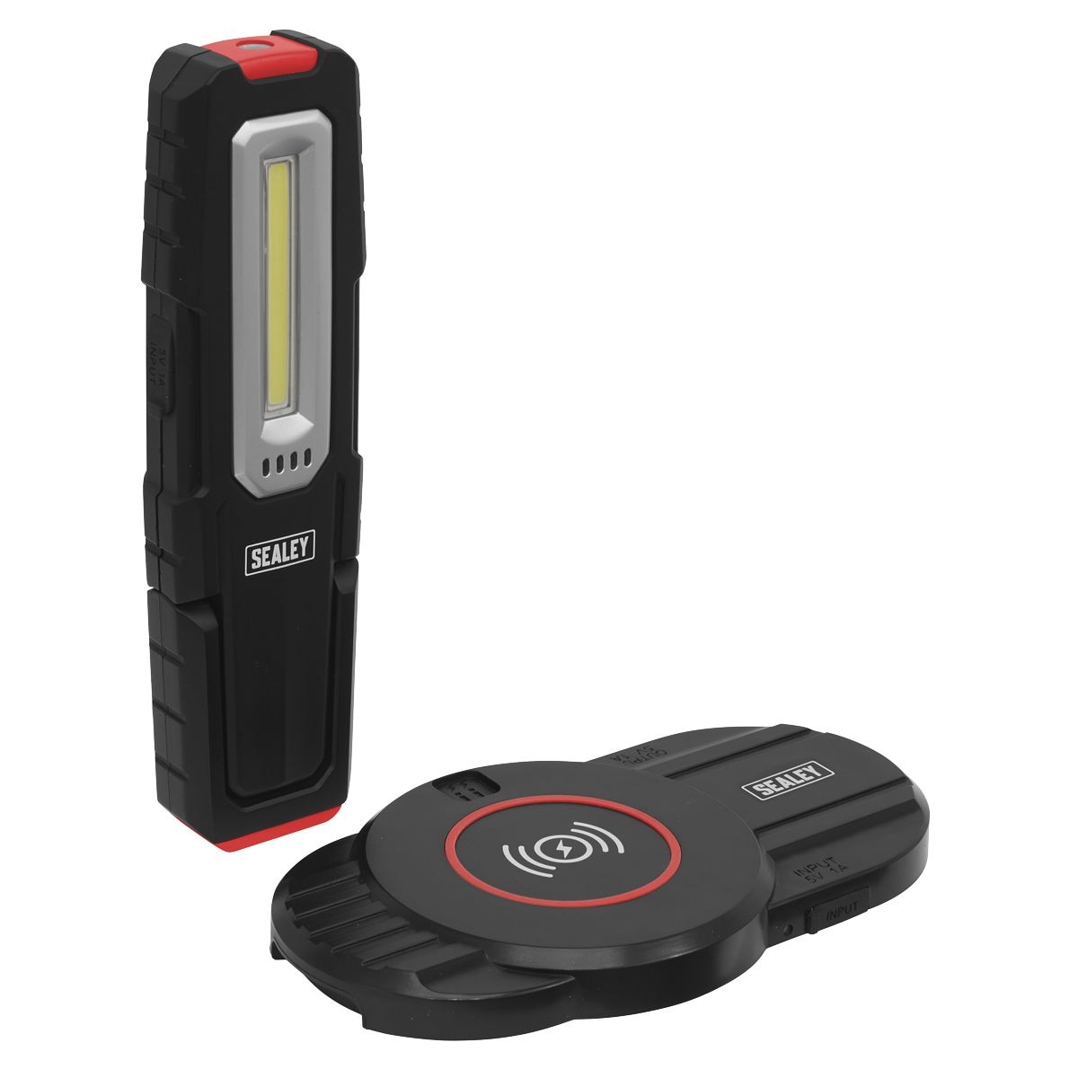Sealey Inspection Light with Single Wireless Charging Base 5W COB & 1W SMD LED - Image 1