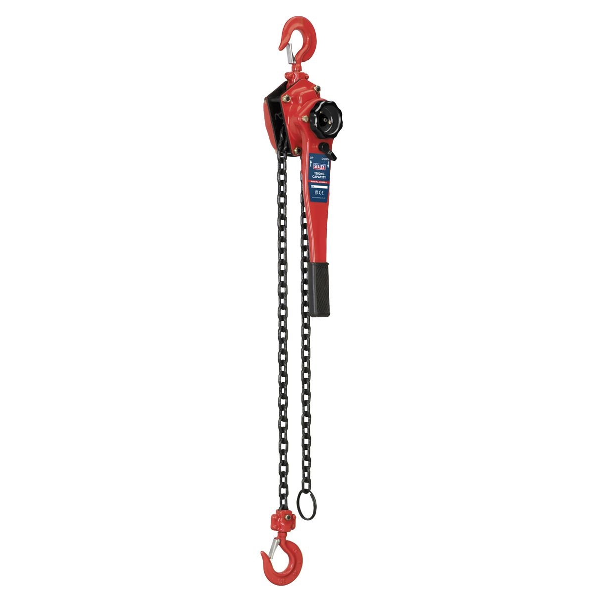 Sealey Steel Lever Hoist 1500kg - Image 1