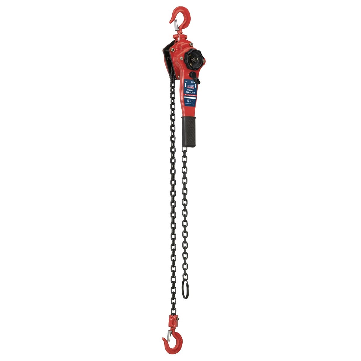 Sealey Steel Lever Hoist 750kg - Image 1
