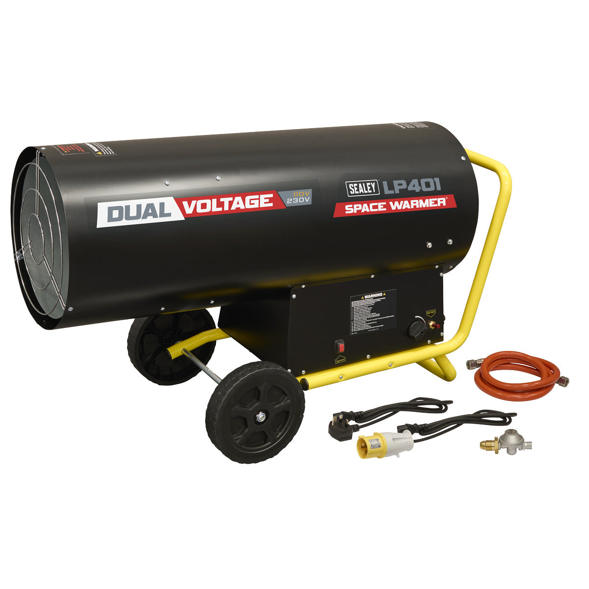Sealey Dual Voltage Space Warmer Propane Heater 210,000-400,000Btu/hr LP401