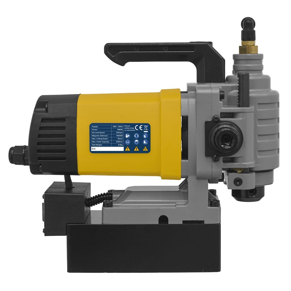 Sealey Low Profile Magnetic Drilling Machine 35mm 110V - Image 5