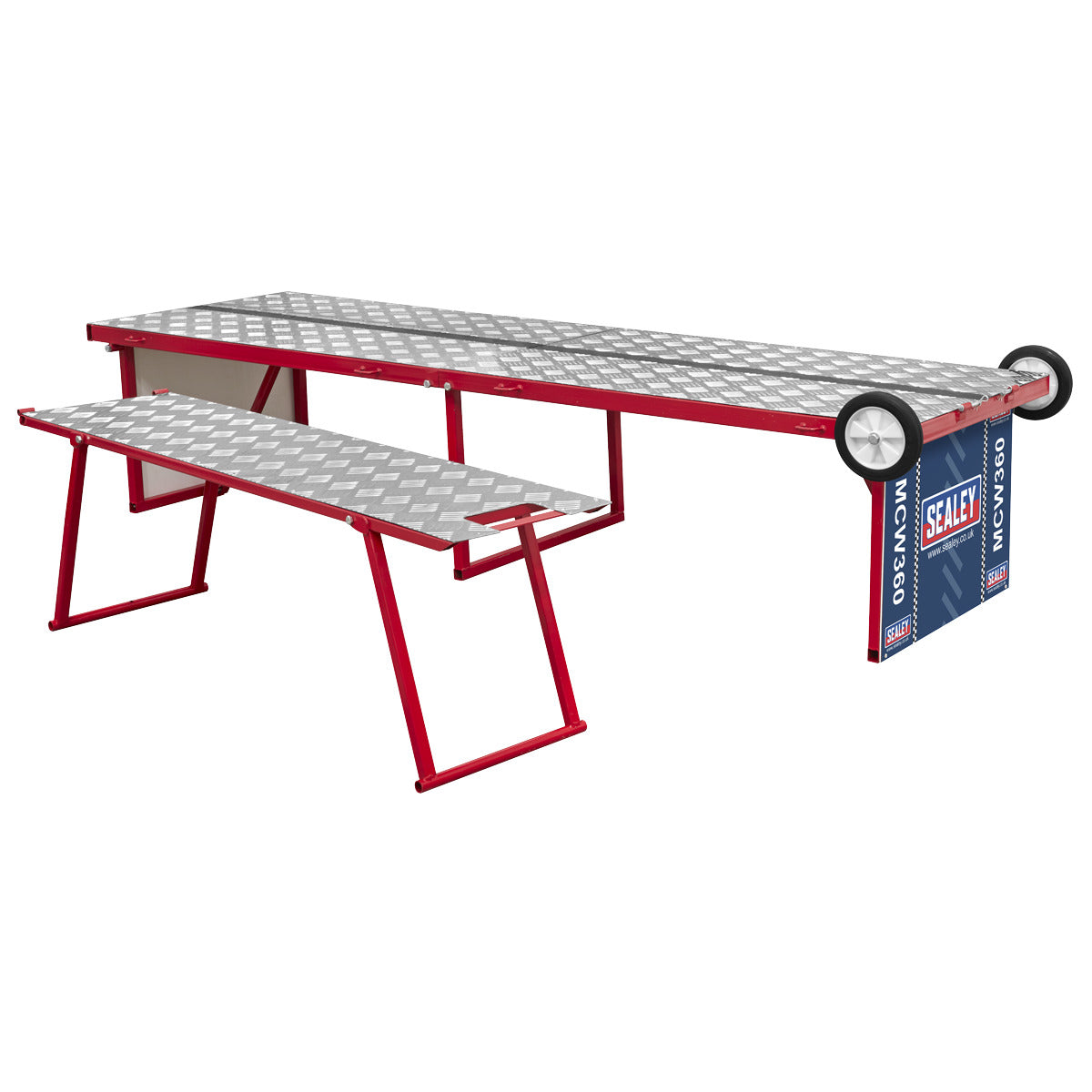 Sealey Folding Motorcycle Workbench with Ramp 360kg Capacity MCW360