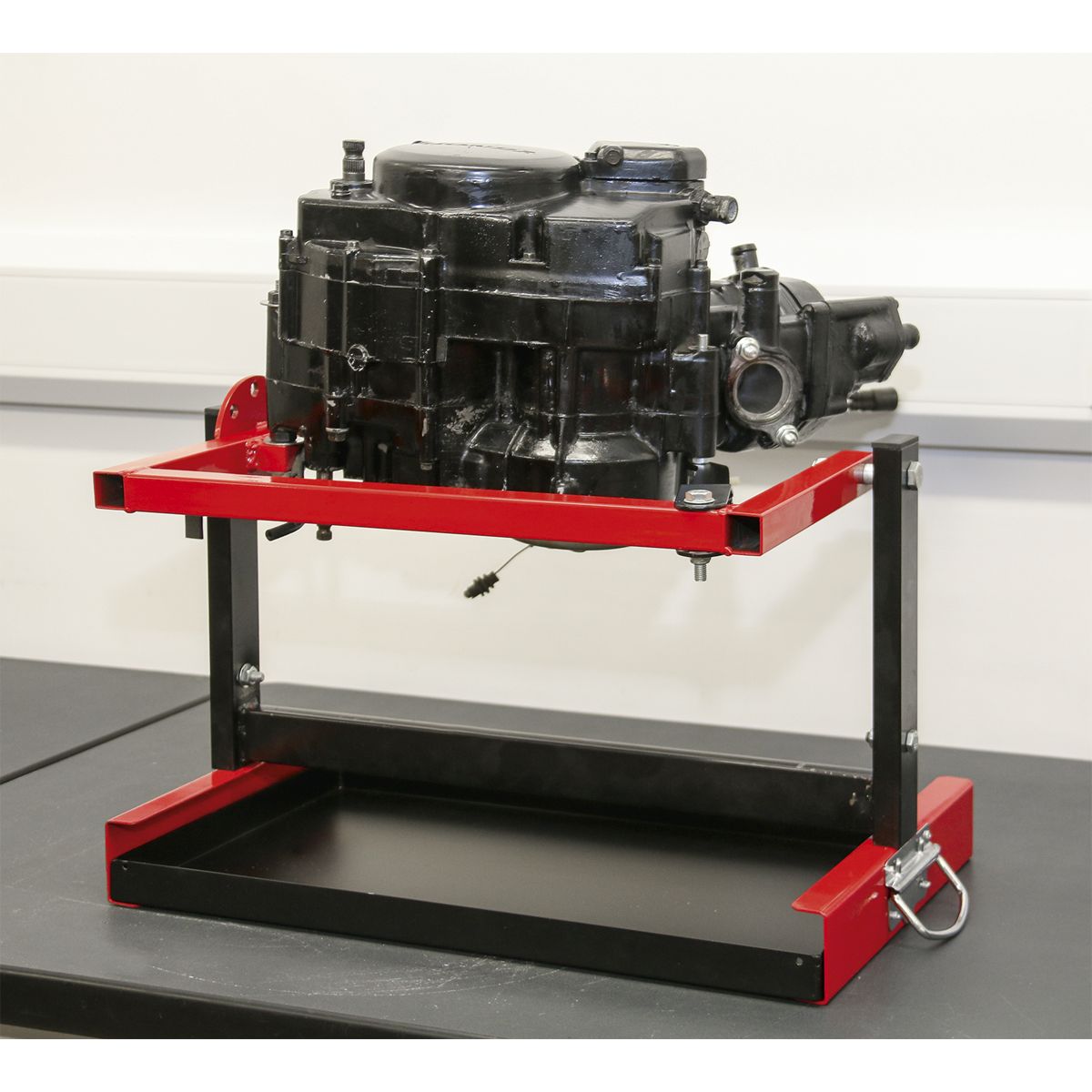 Sealey Motorcycle Engine Stand Single/Twin Cylinder 30kg Capacity - Image 6