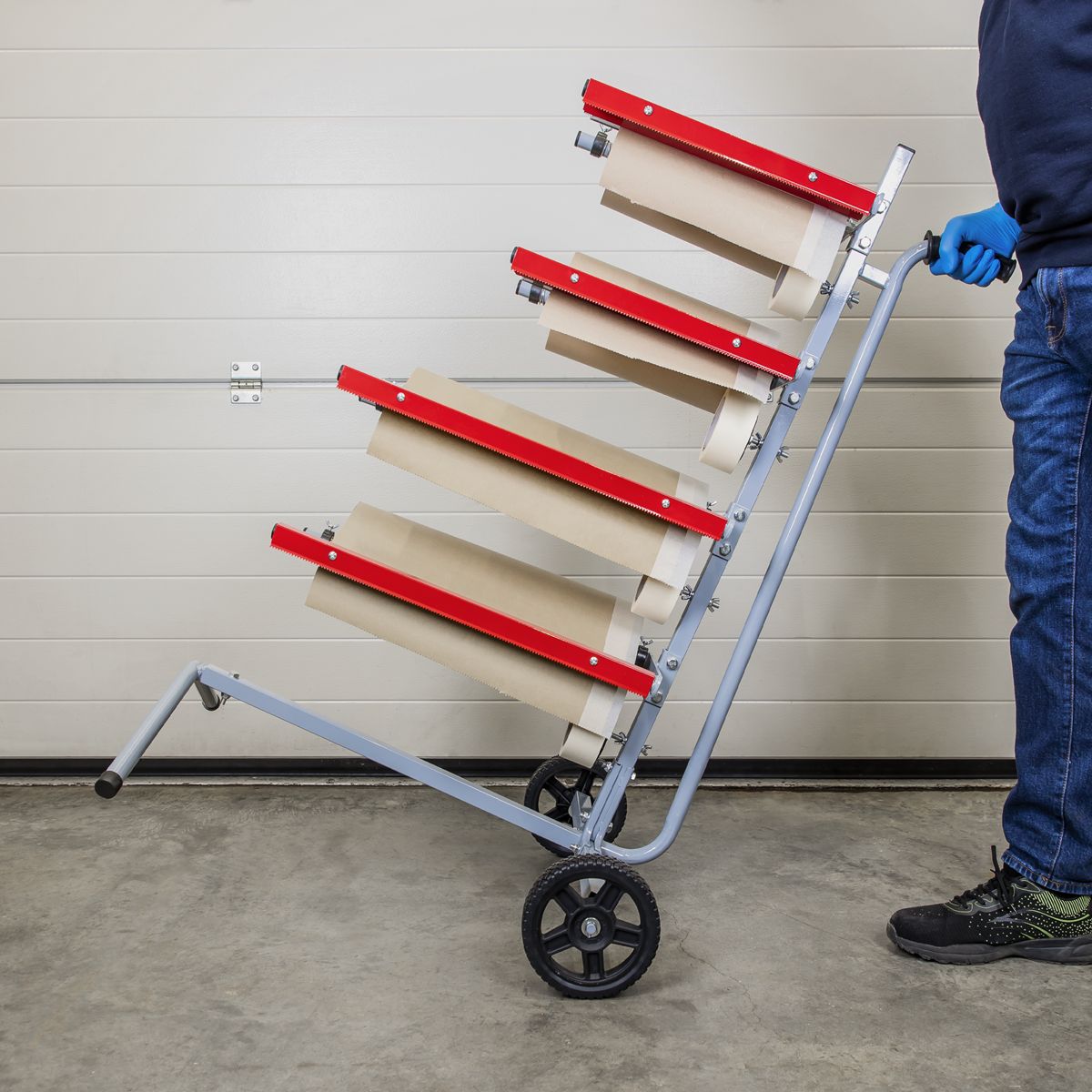 Sealey Masking Paper Dispenser Tree 2 x 300mm & 2 x 450mm Rolls - Image 7