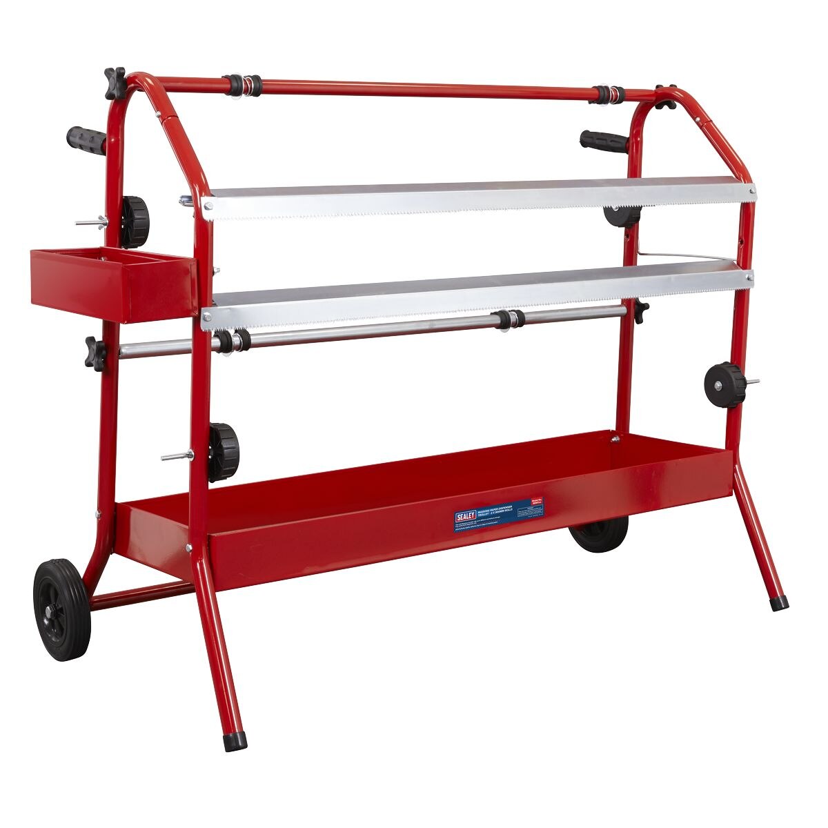Sealey Masking Paper Dispenser Trolley 2 x 900mm Rolls - Image 3