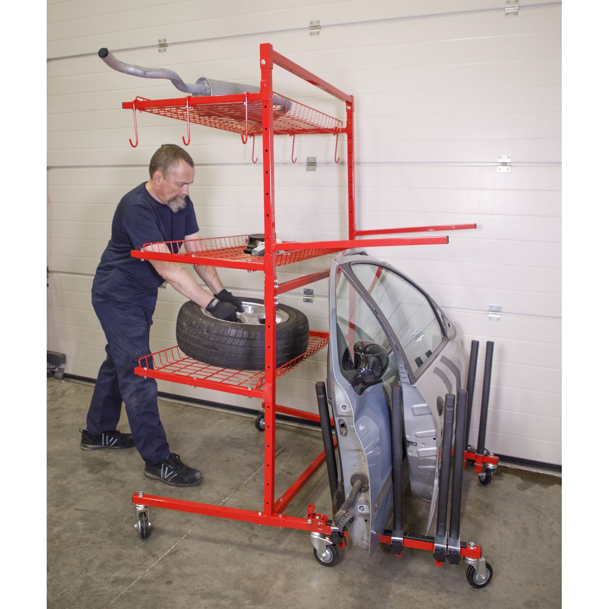 Sealey Parts Cart with Panel Train - Image 7