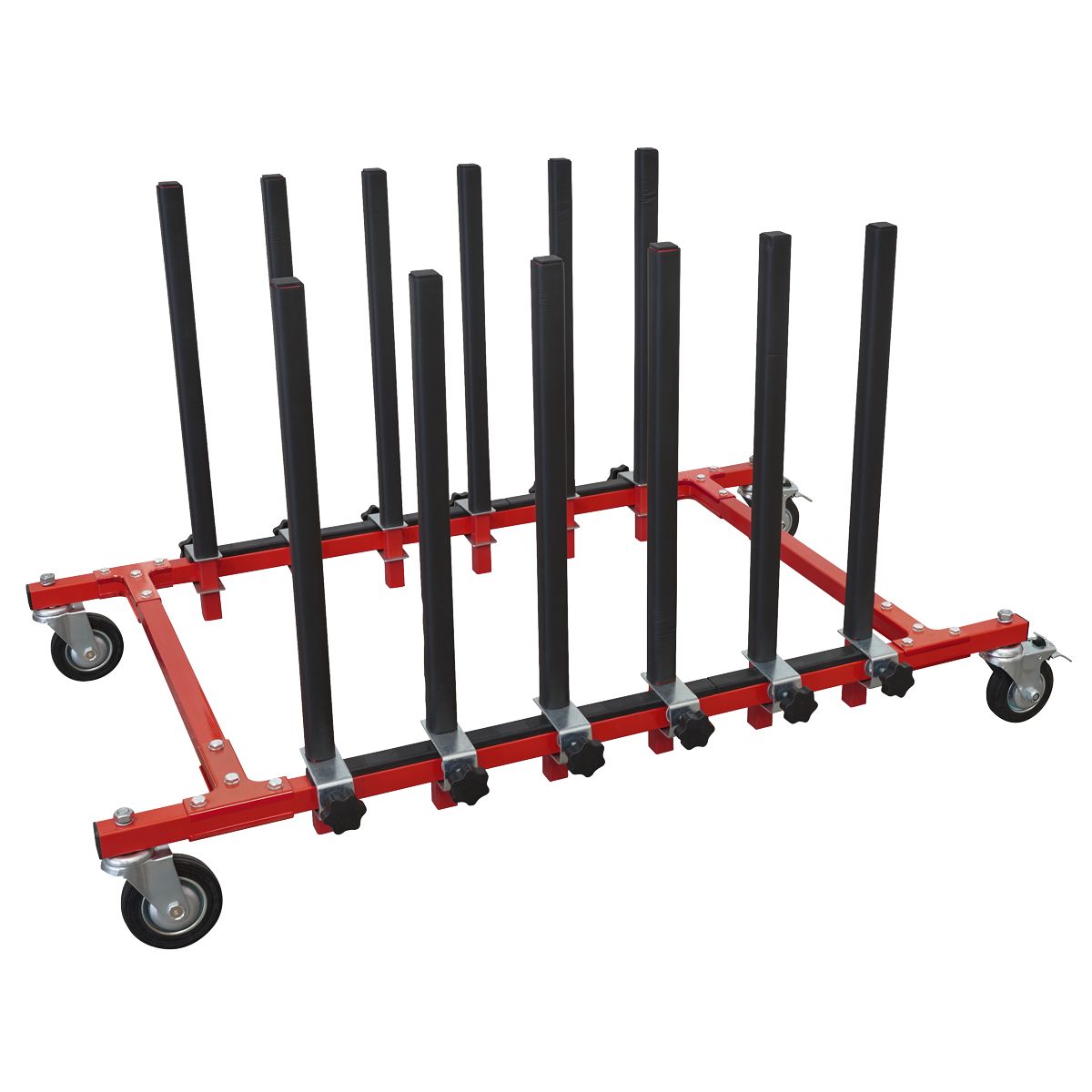Sealey 5 Panel Mobile Storage Rack - Image 1