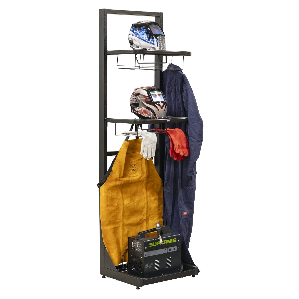 Sealey Motorcycle Helmet & Gear Tidy, Freestanding - Image 7