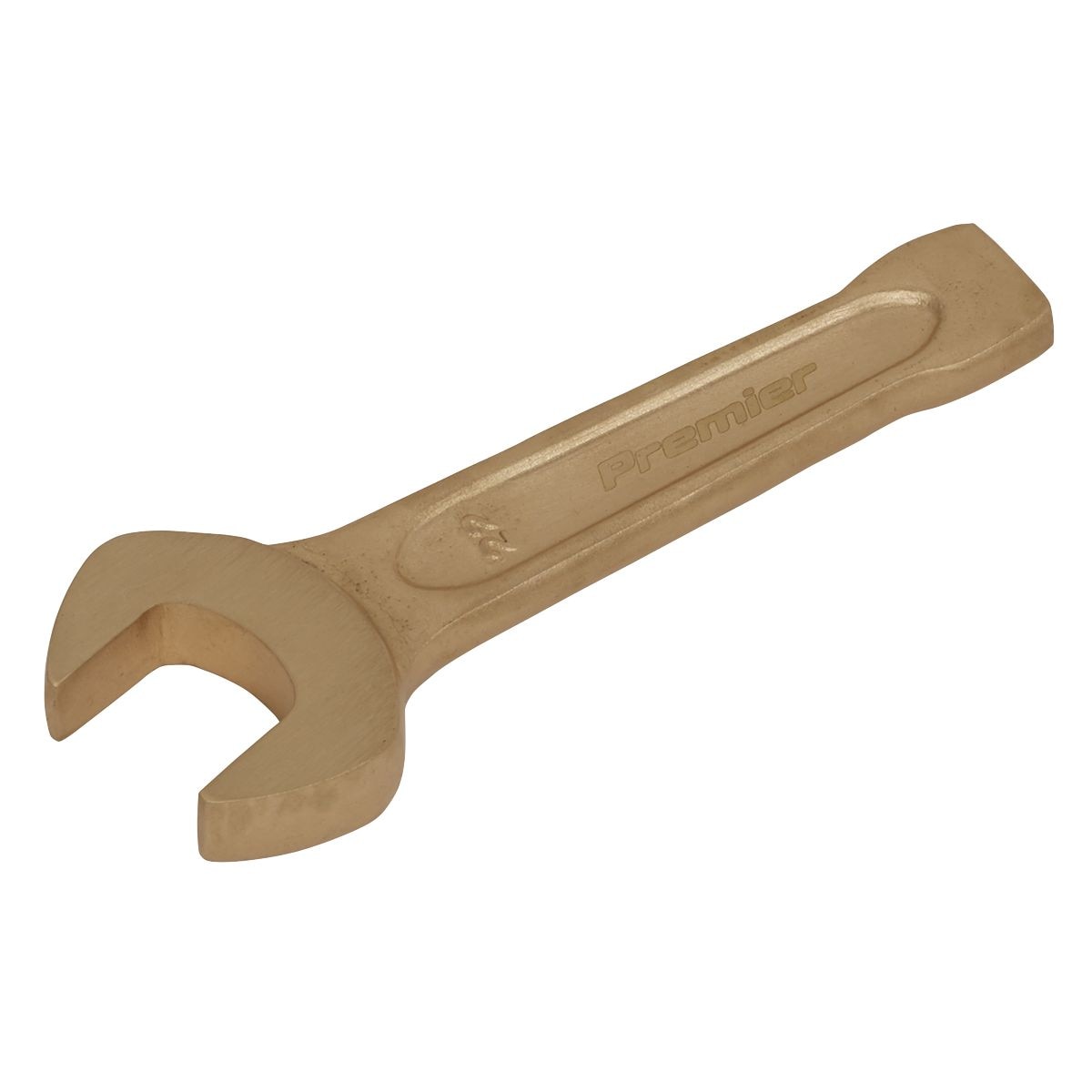Sealey Premier Non-Sparking Open-End Slogging Spanner 22mm - Image 1