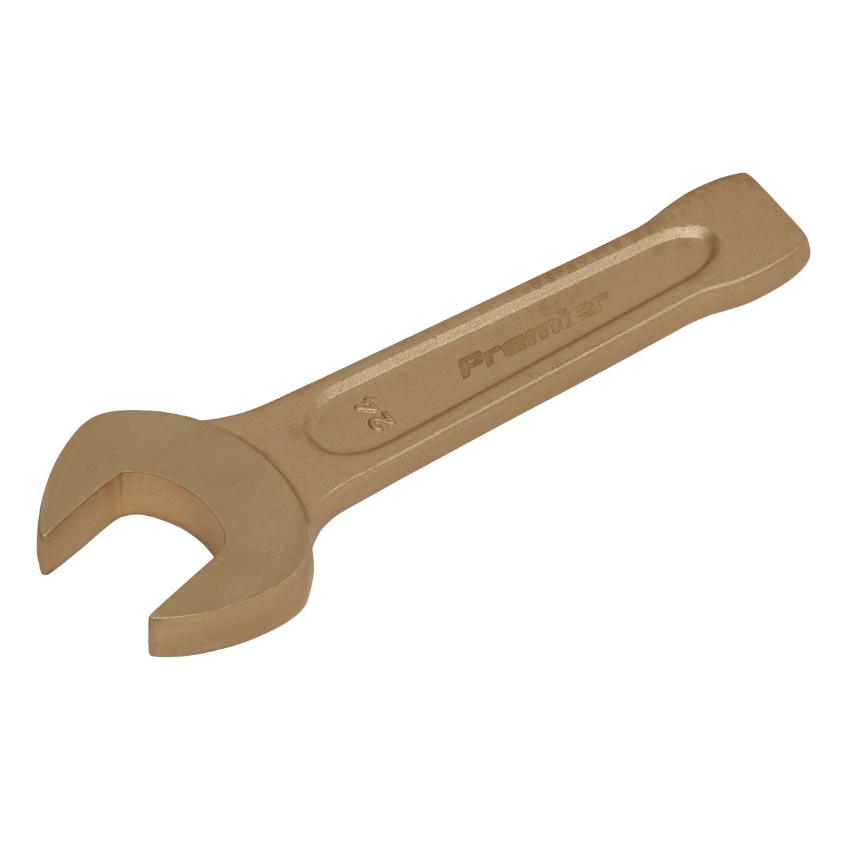 Sealey Premier Non-Sparking Open-End Slogging Spanner 24mm - Image 1